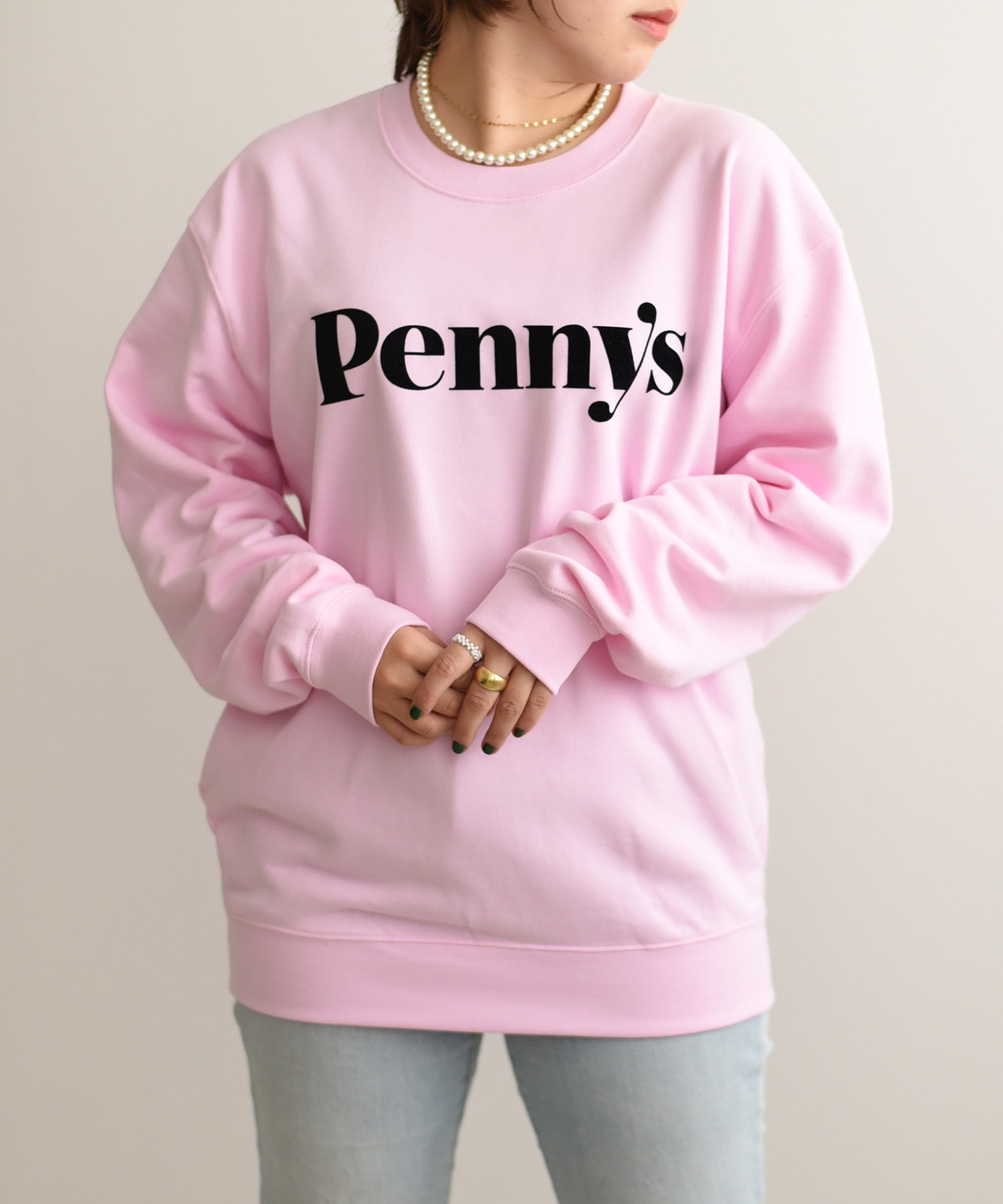 Penny’sフロッキープリントプルオーバースウェット