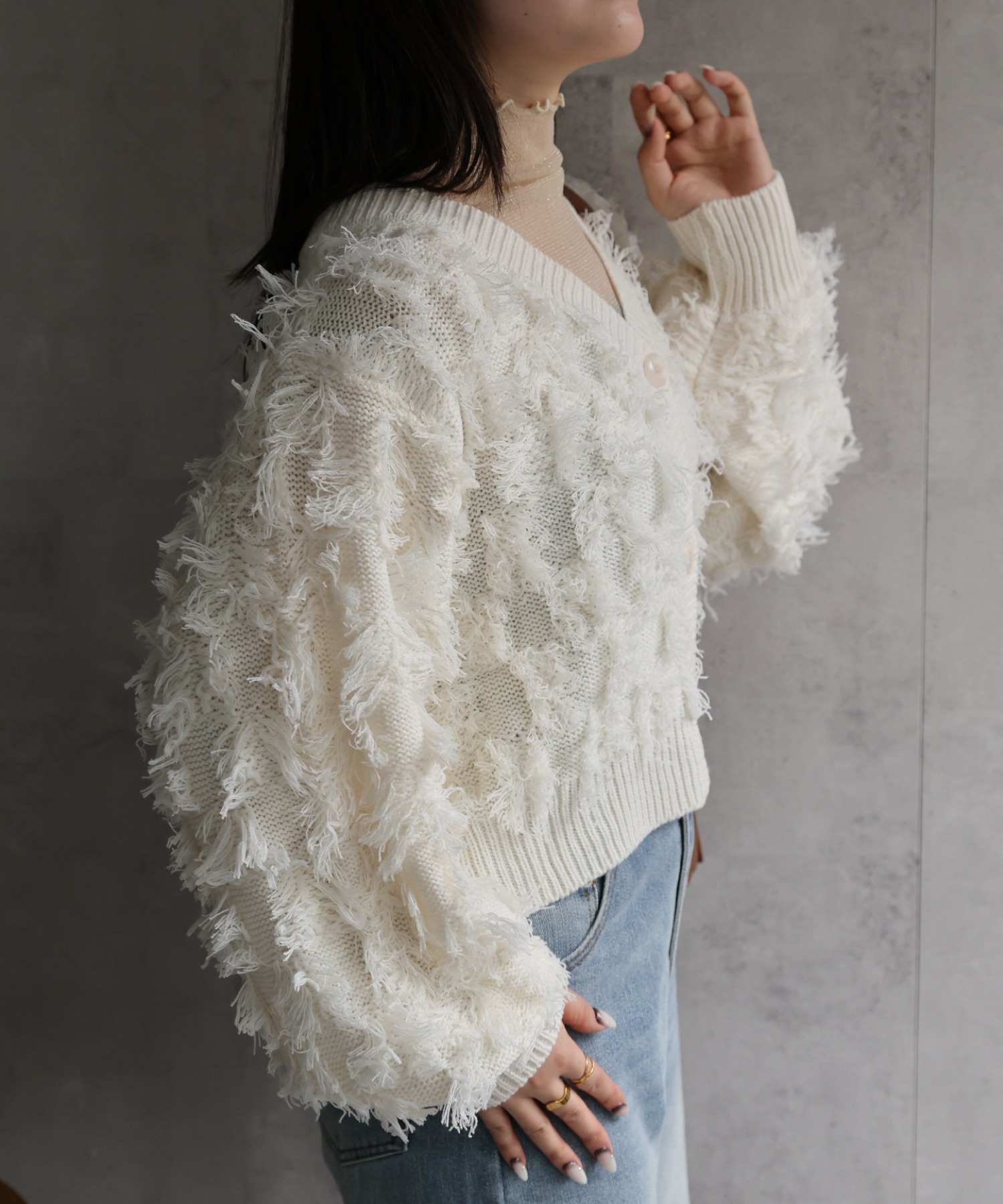model：158cm 着用サイズ：FREE
