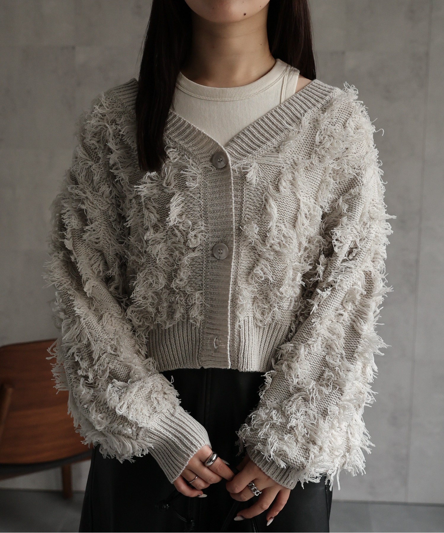 model：158cm 着用サイズ：FREE