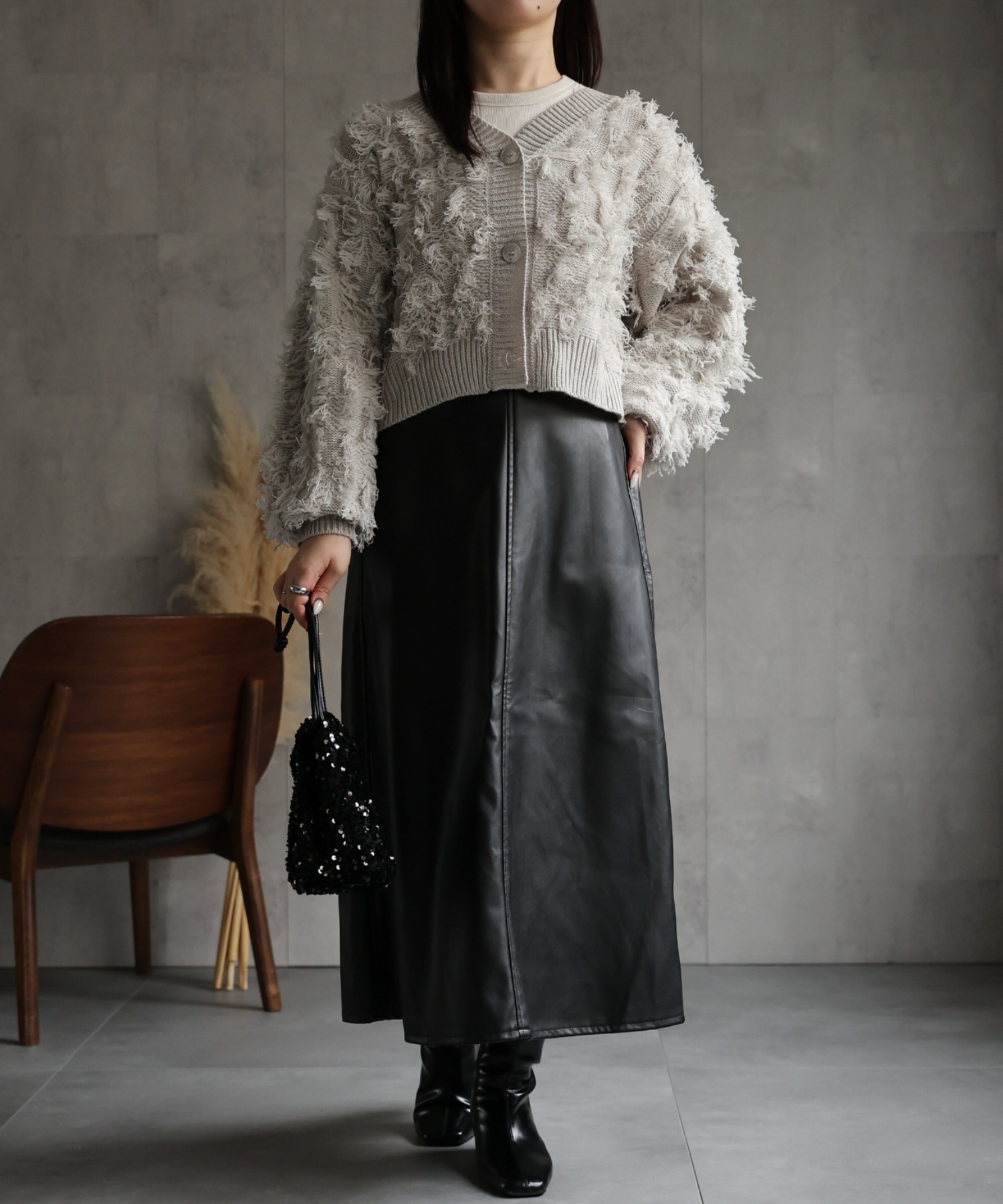 model：158cm 着用サイズ：FREE