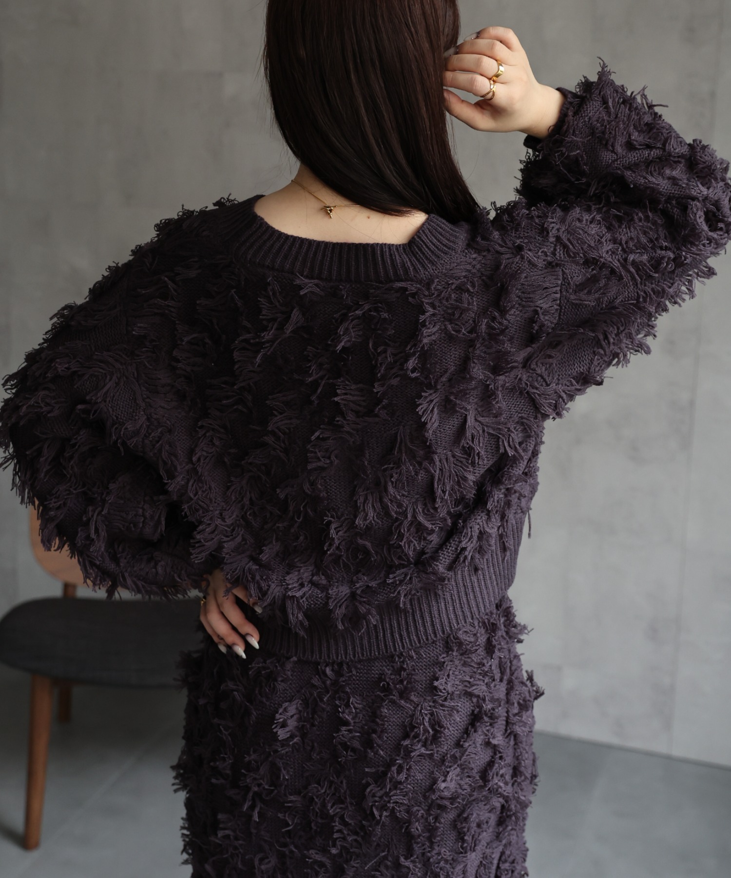 model：158cm 着用サイズ：FREE