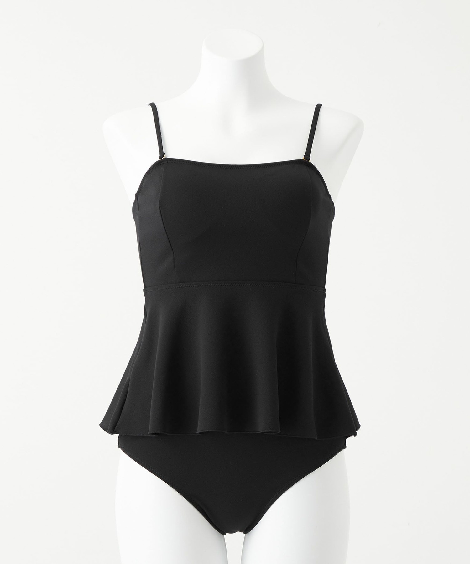 ジョーゼット風 ペプラムビスチェ&ショーツ スイムウェア / 水着