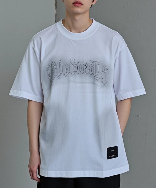 tシャツ A'GEM/9 × .kom 「PLACE STUDIO/プレイススタジオ」 Place lettering logo muffler se A'GEM/9 × .kom 『PLACE STUDIO/プレイススタジオ』 Back logo