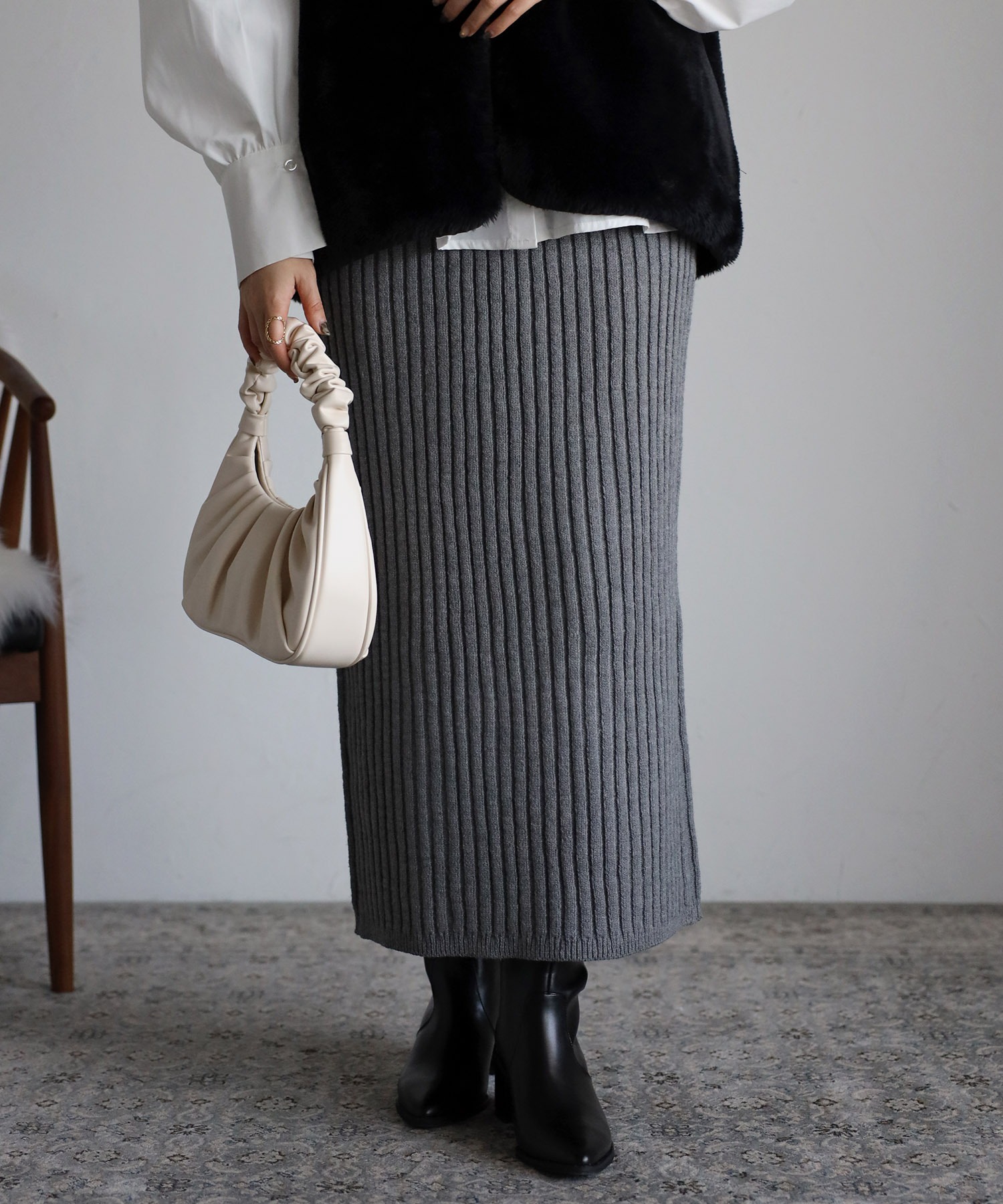model：H158 着用サイズ：FREE