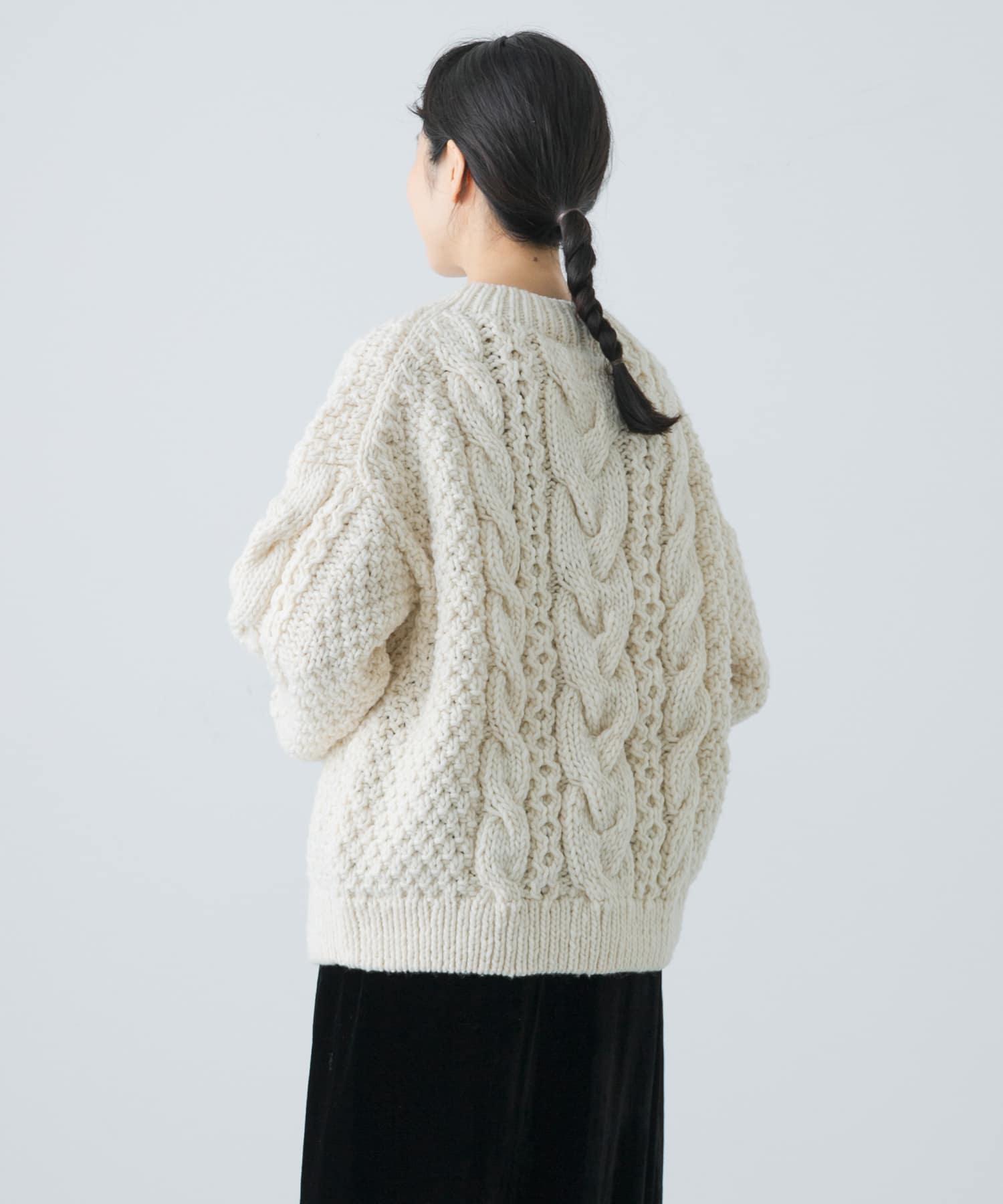 ペルーアランクルーネックニット