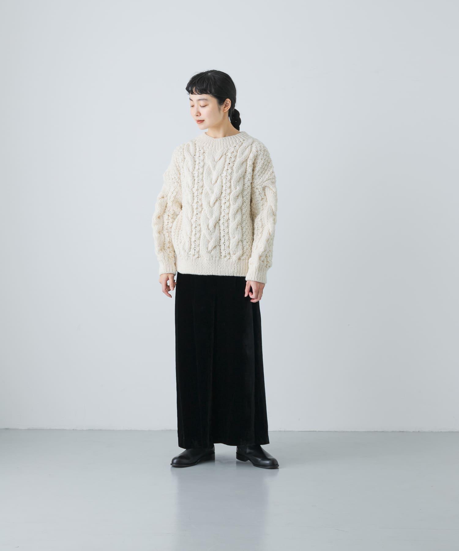 ペルーアランクルーネックニット