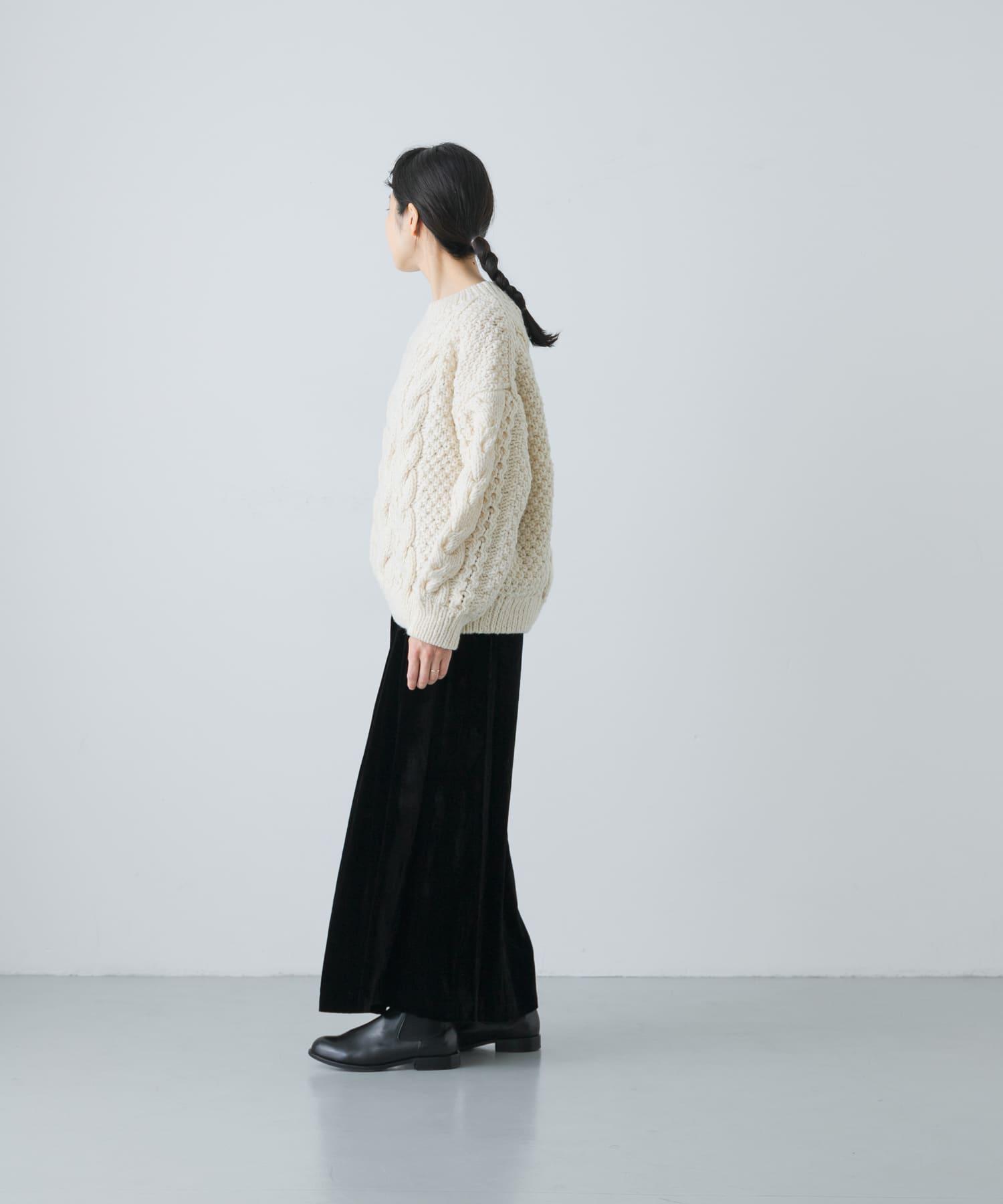 ペルーアランクルーネックニット