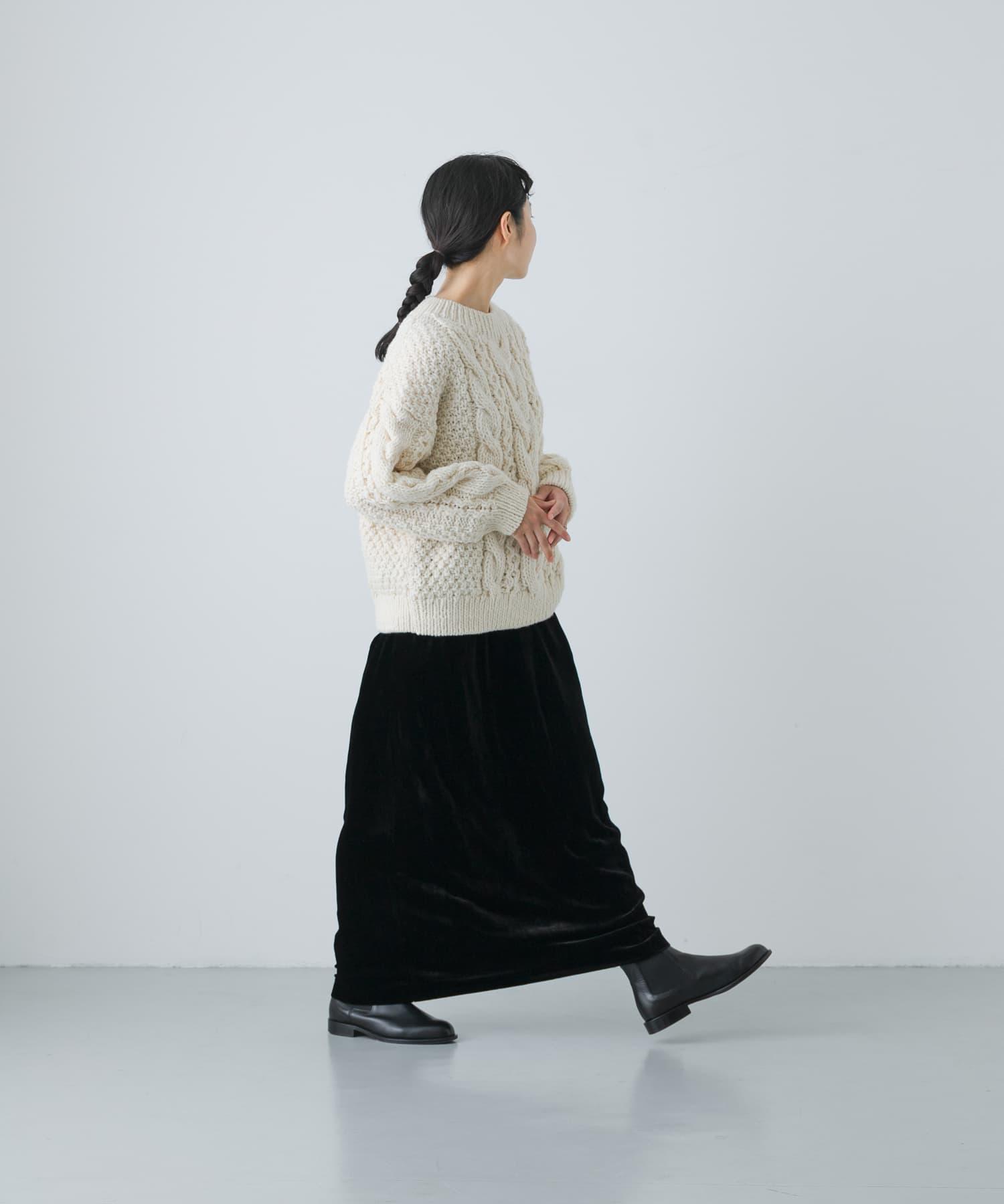 ペルーアランクルーネックニット