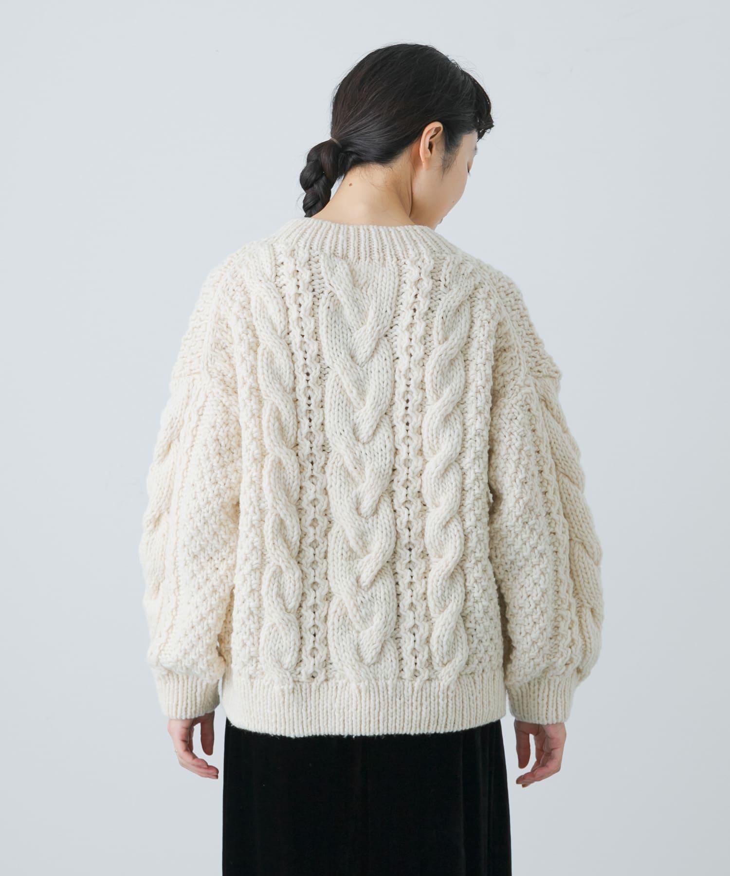 ペルーアランクルーネックニット