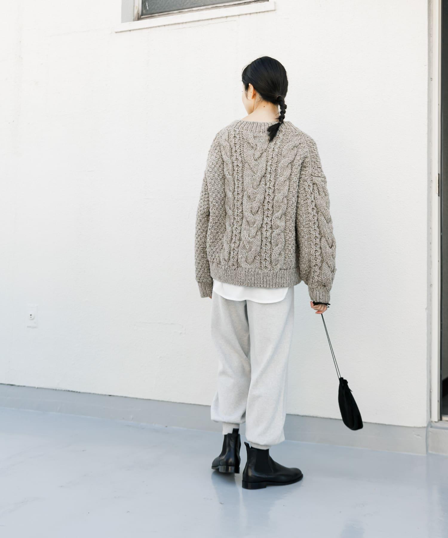 ペルーアランクルーネックニット