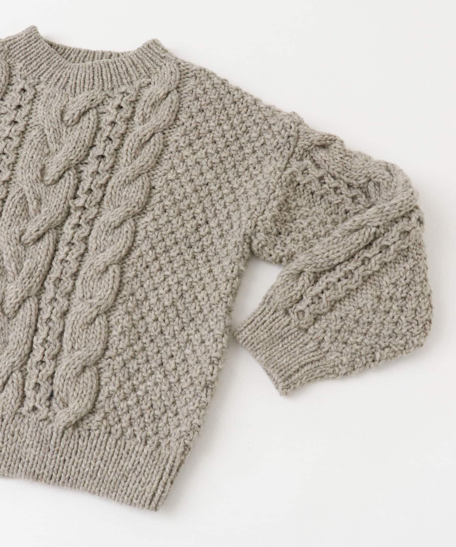 ペルーアランクルーネックニット