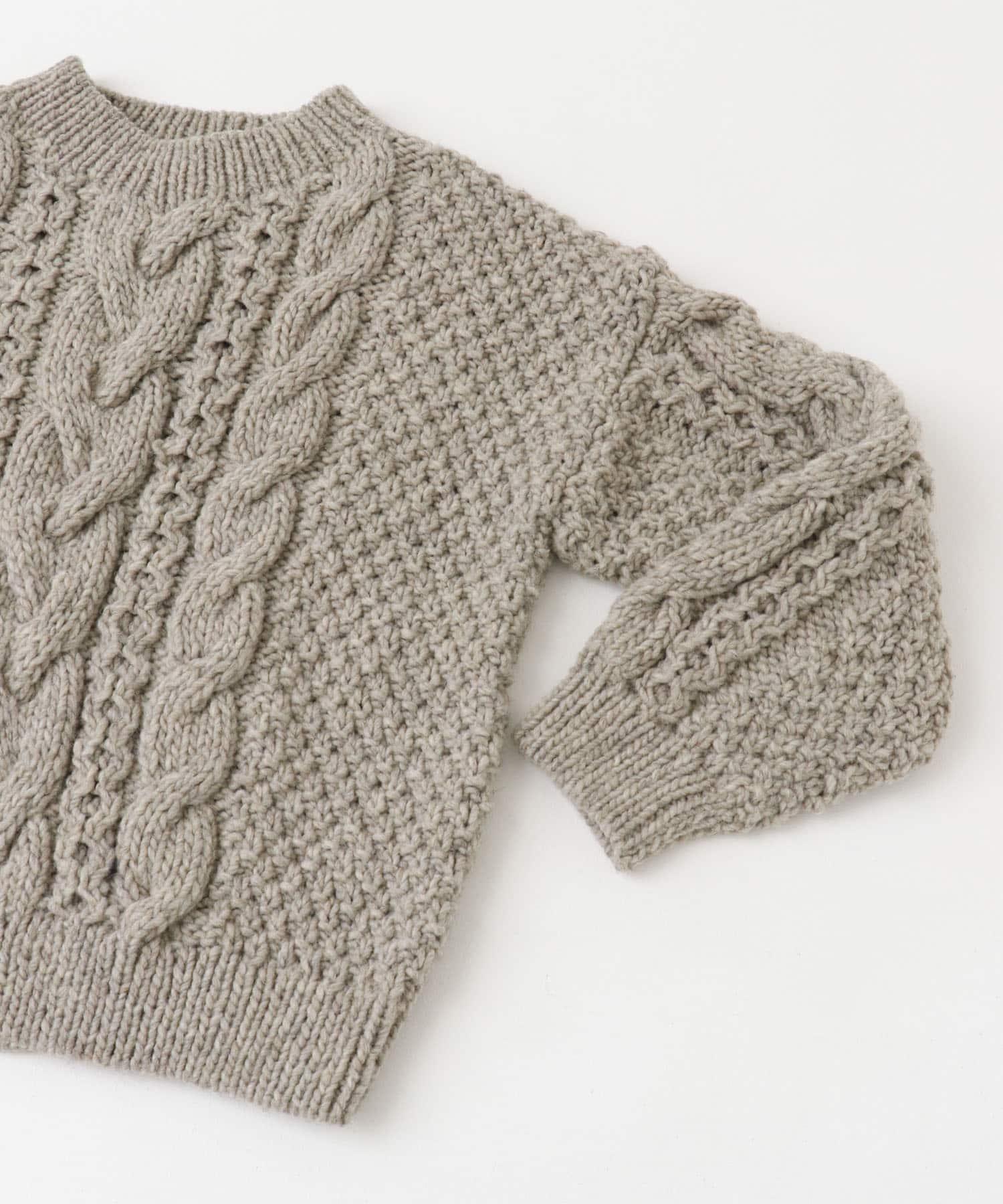 ペルーアランクルーネックニット