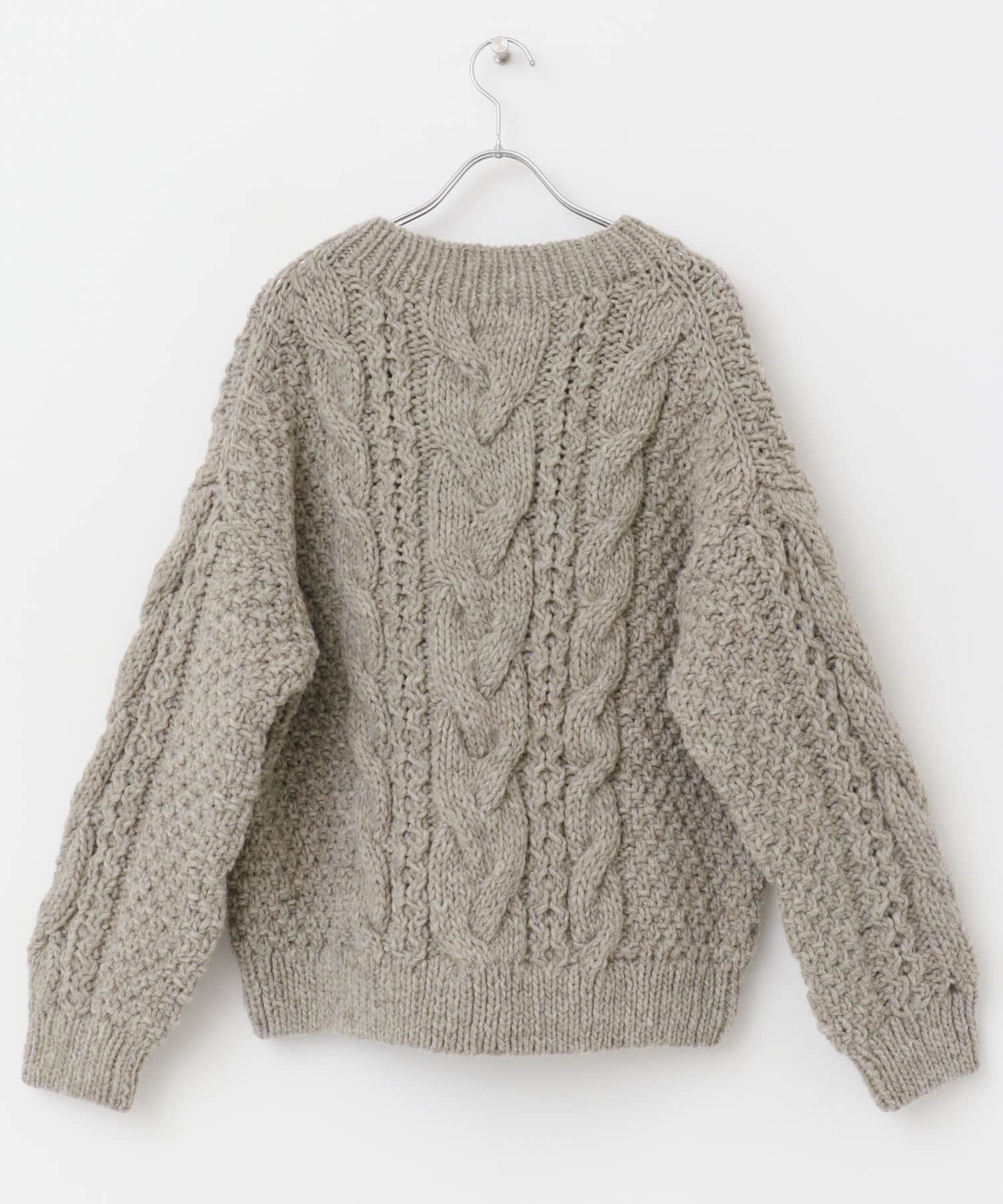 ペルーアランクルーネックニット