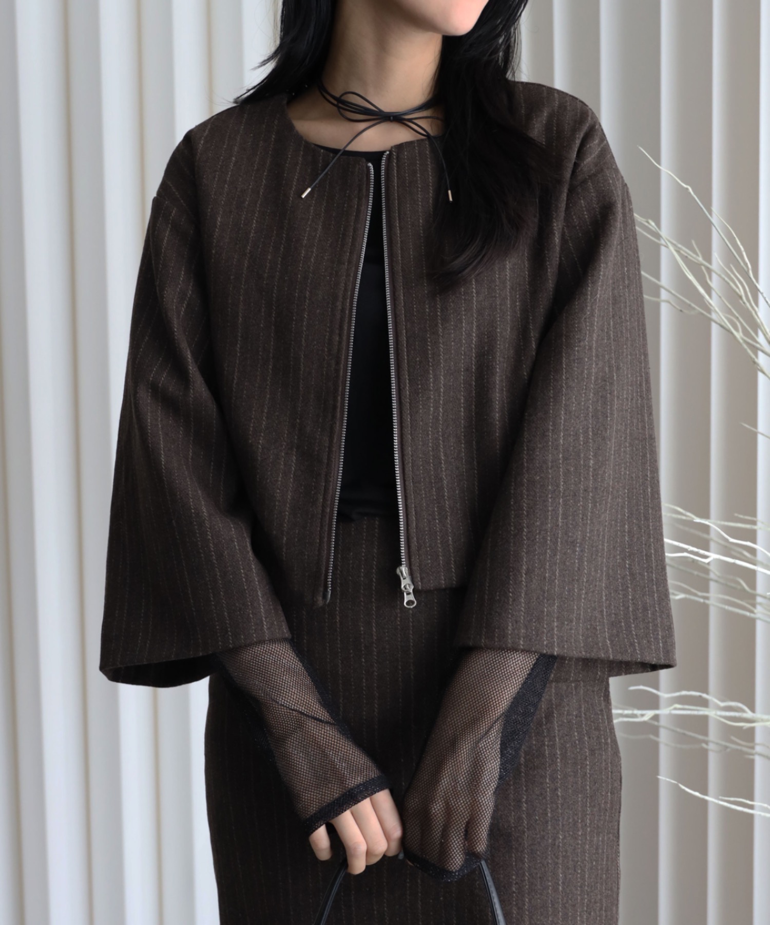 model：164cm. 着用サイズ：FREE