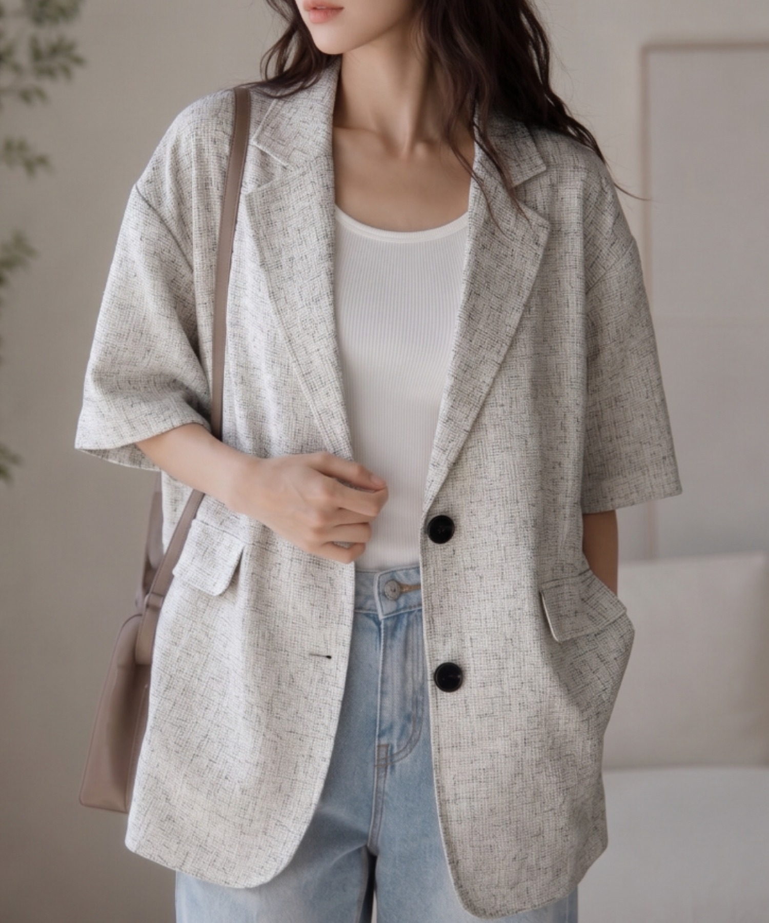 着用サイズ：F
モデル身長：162cm
