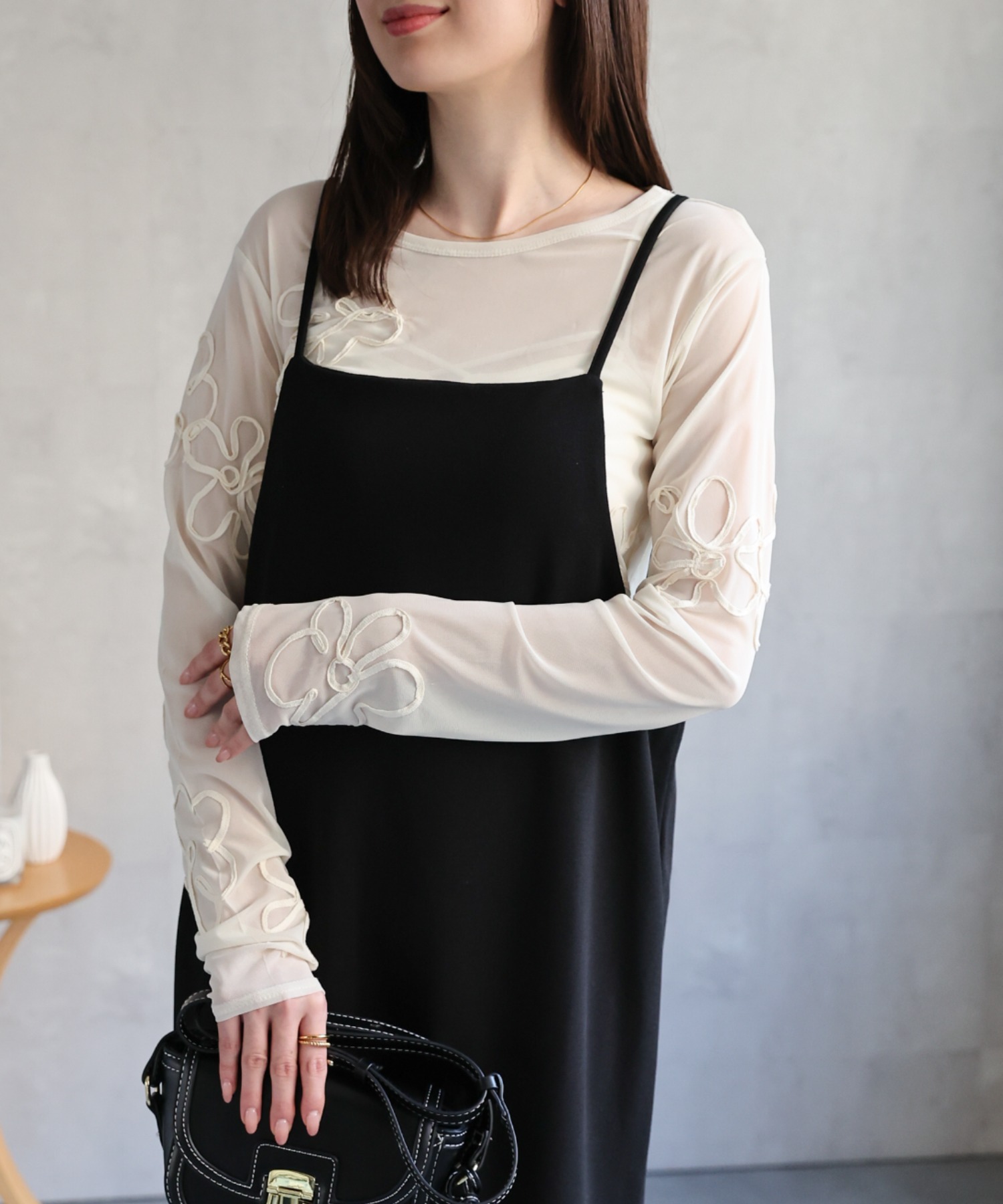 model：162㎝着用サイズ：F