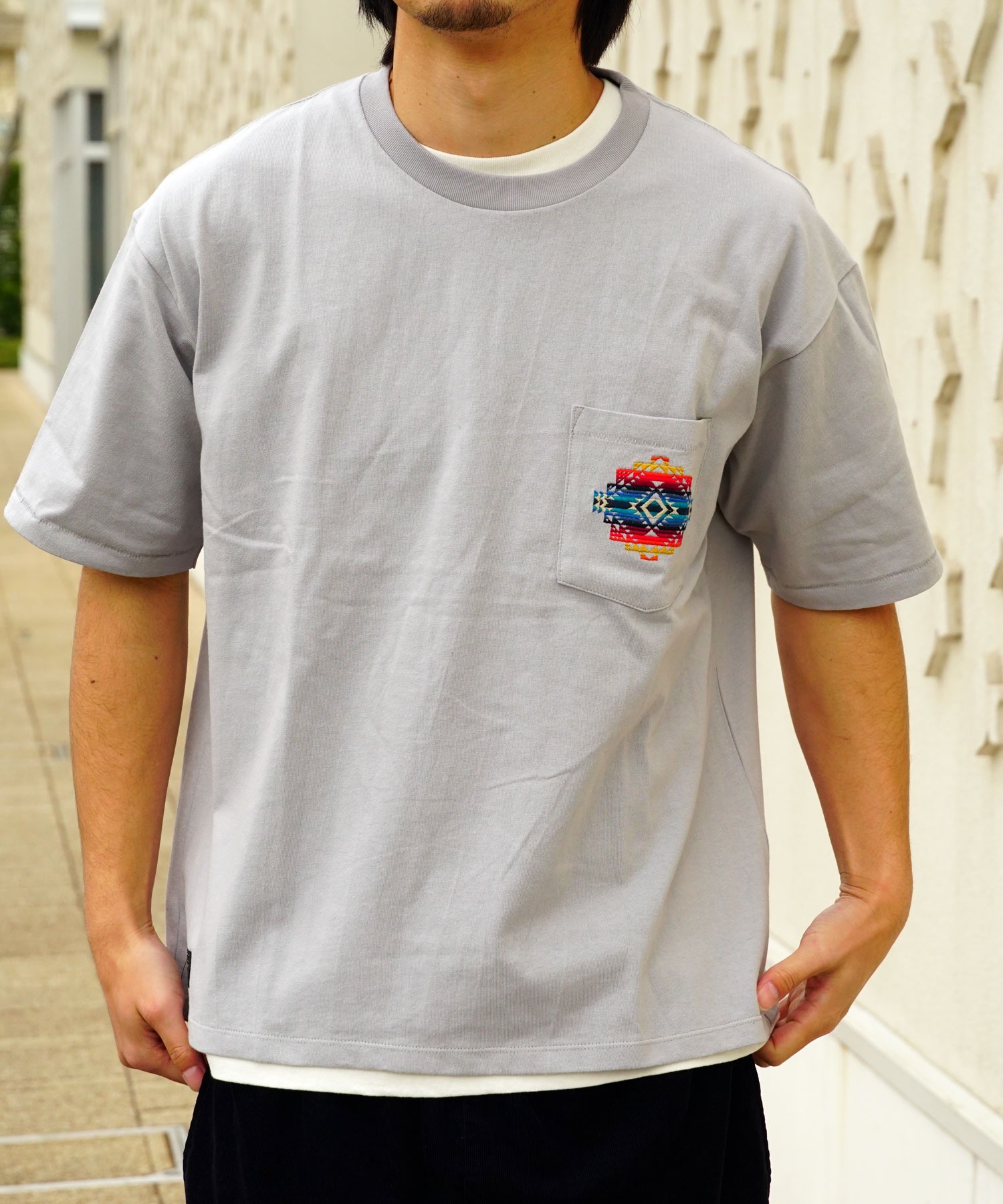 Pendleton ペンドルトン ポケット刺繍tee Tシャツ Unisex 1275 4012 Pendleton ペンドルトン ポケット刺繍tee Tシャツ Unisex 1275 4012