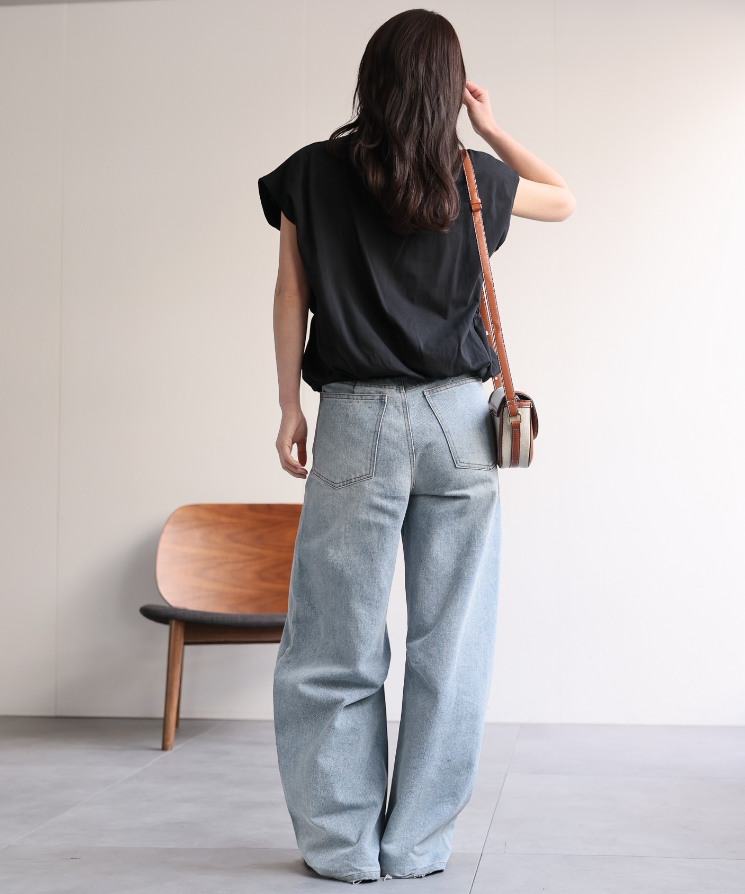 model：156cm 着用サイズ：FREE