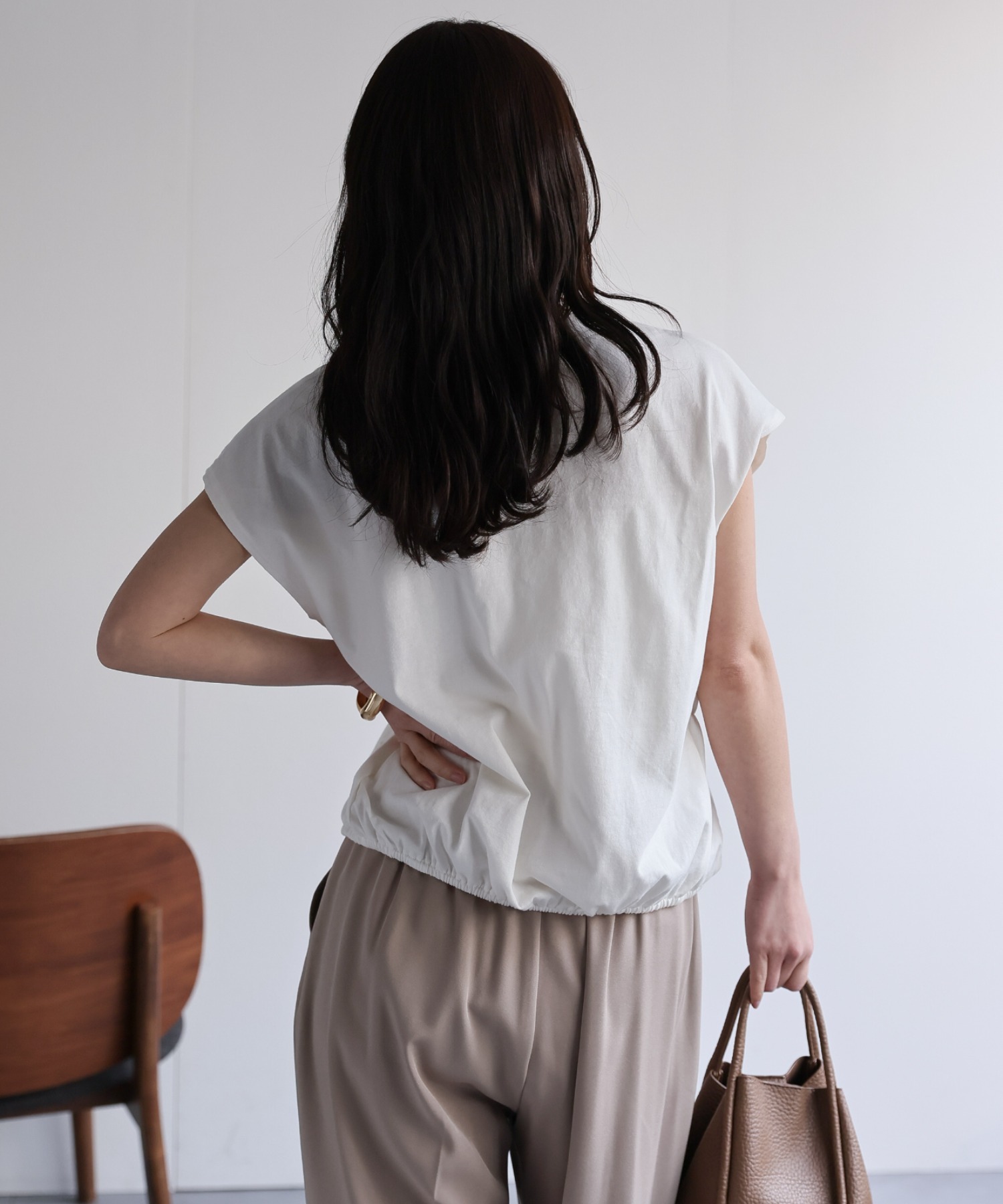 model：156cm 着用サイズ：FREE