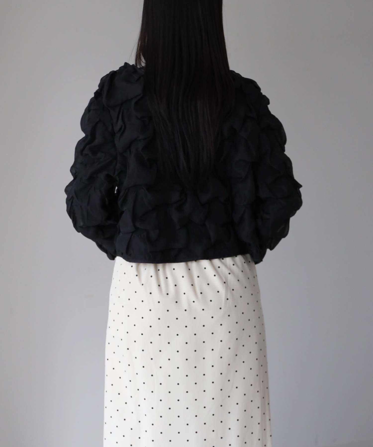 model：164cm. 着用サイズ：FREE