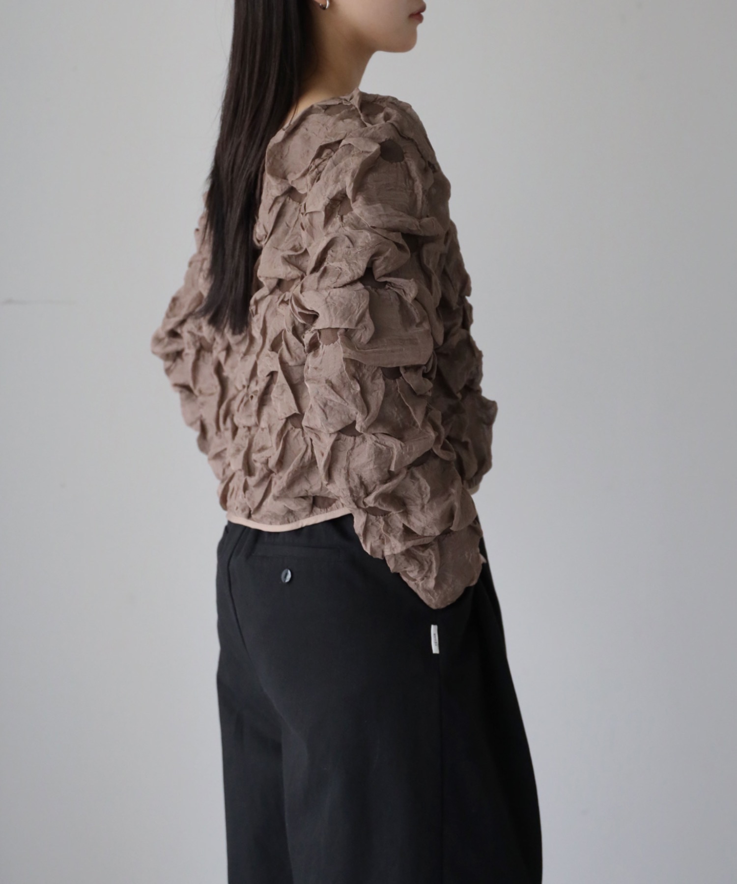 model：164cm. 着用サイズ：FREE
