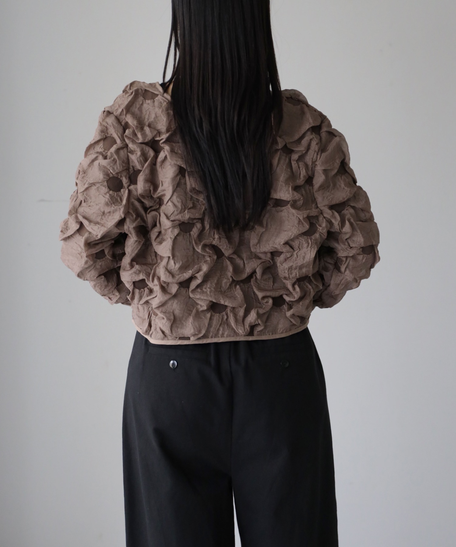 model：164cm. 着用サイズ：FREE