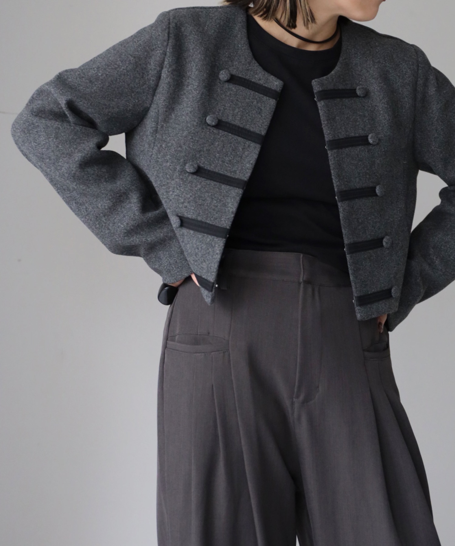 model：164cm. 着用サイズ：FREE