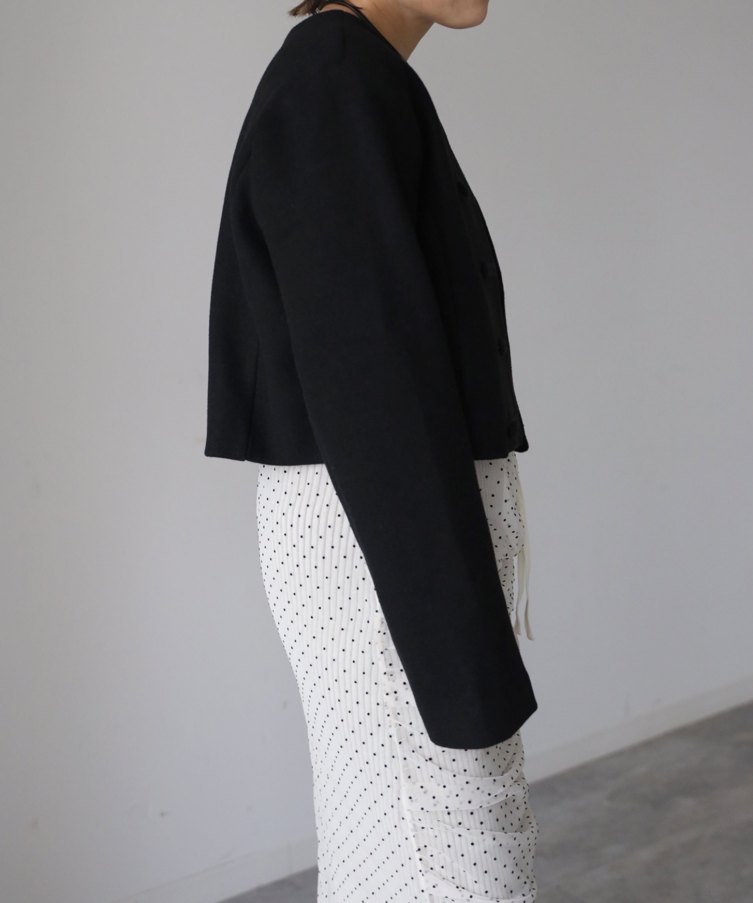 model：164cm. 着用サイズ：FREE