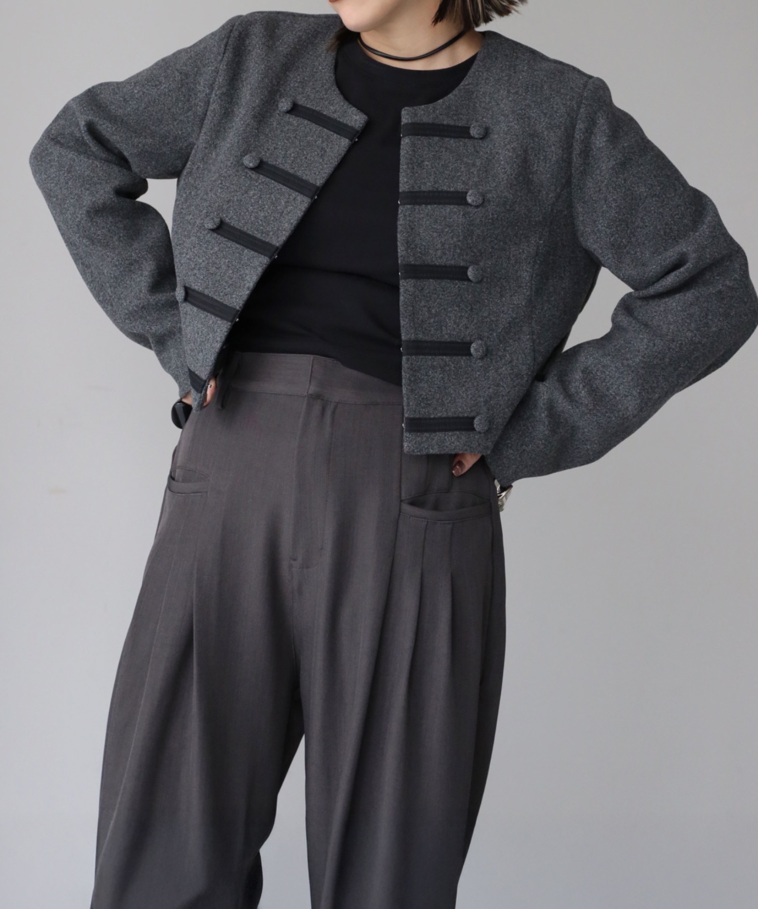 model：164cm. 着用サイズ：FREE