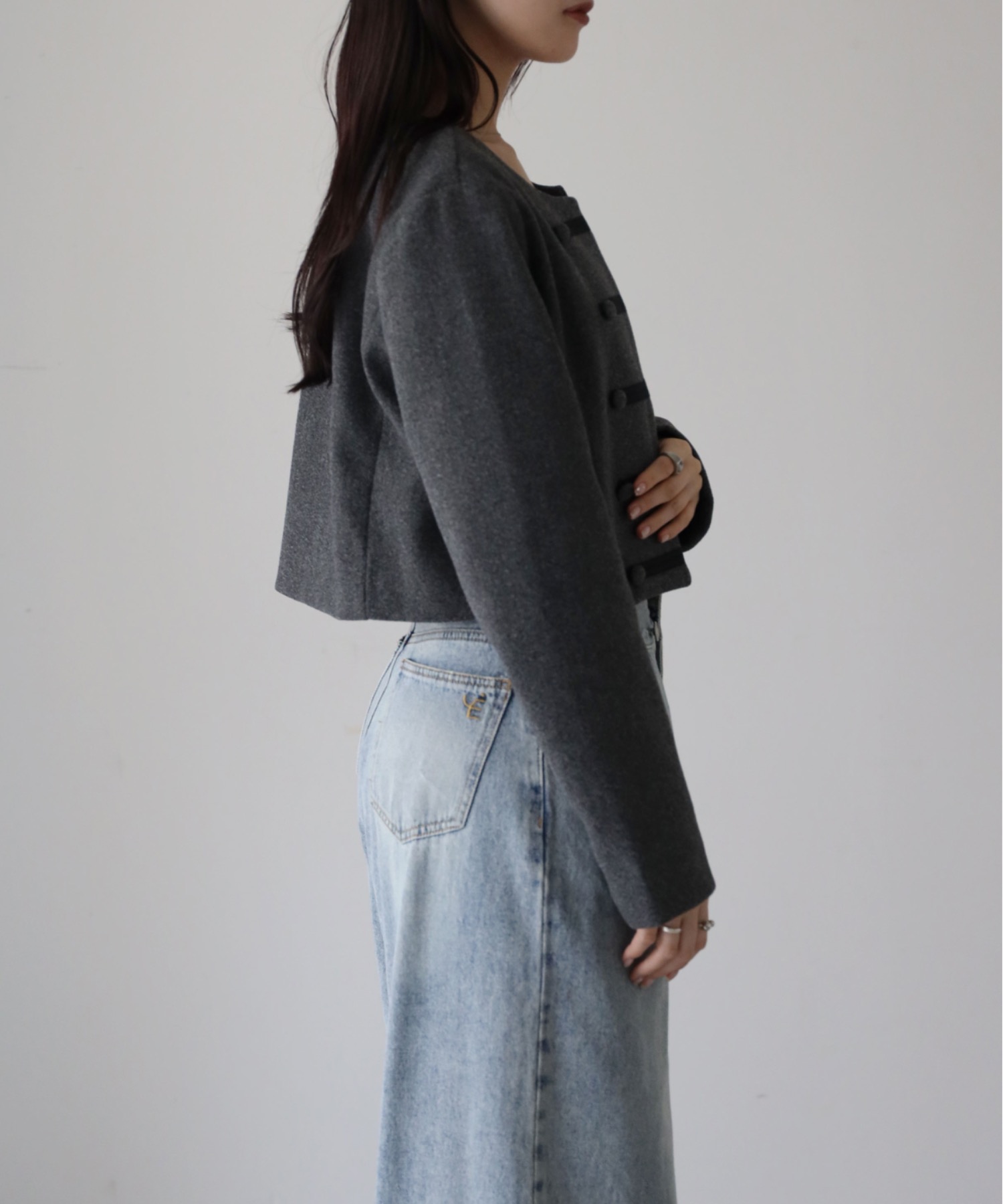 model：164cm. 着用サイズ：FREE