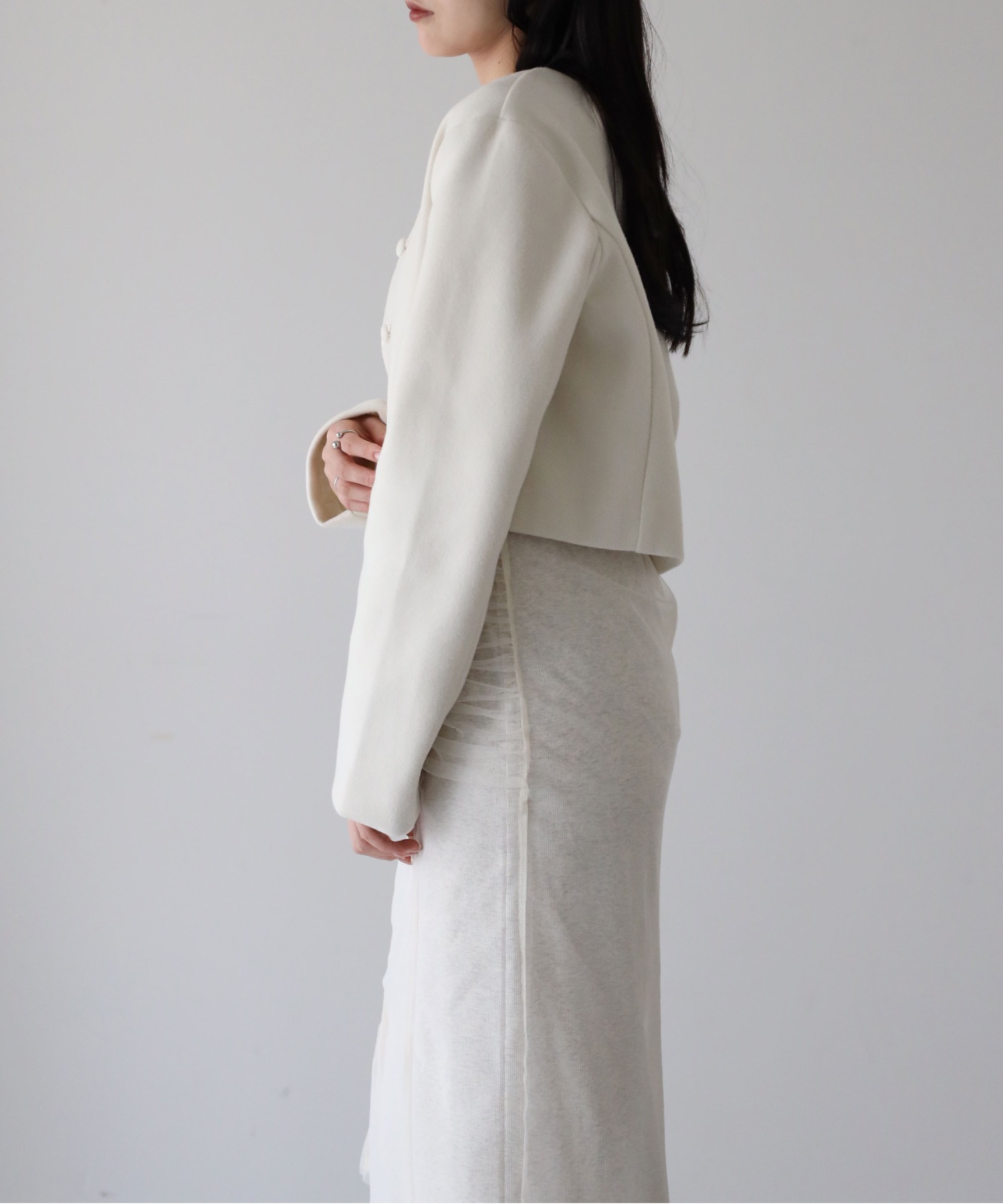 model：164cm. 着用サイズ：FREE