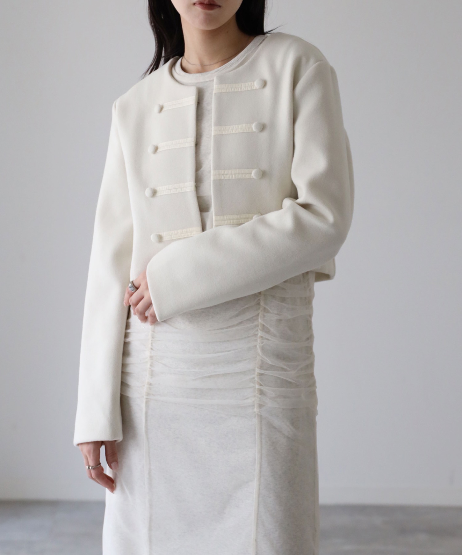 model：164cm. 着用サイズ：FREE
