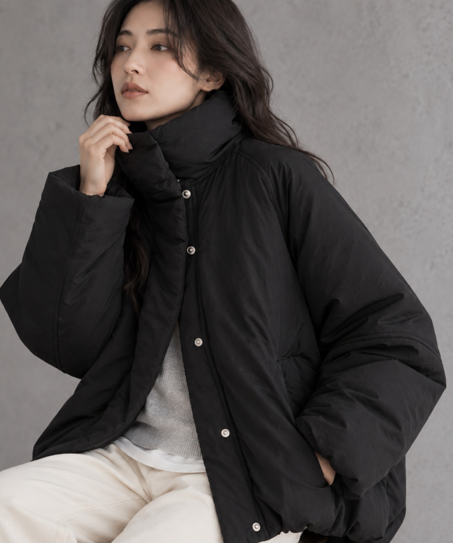 model：158cm 着用サイズ：FREE
