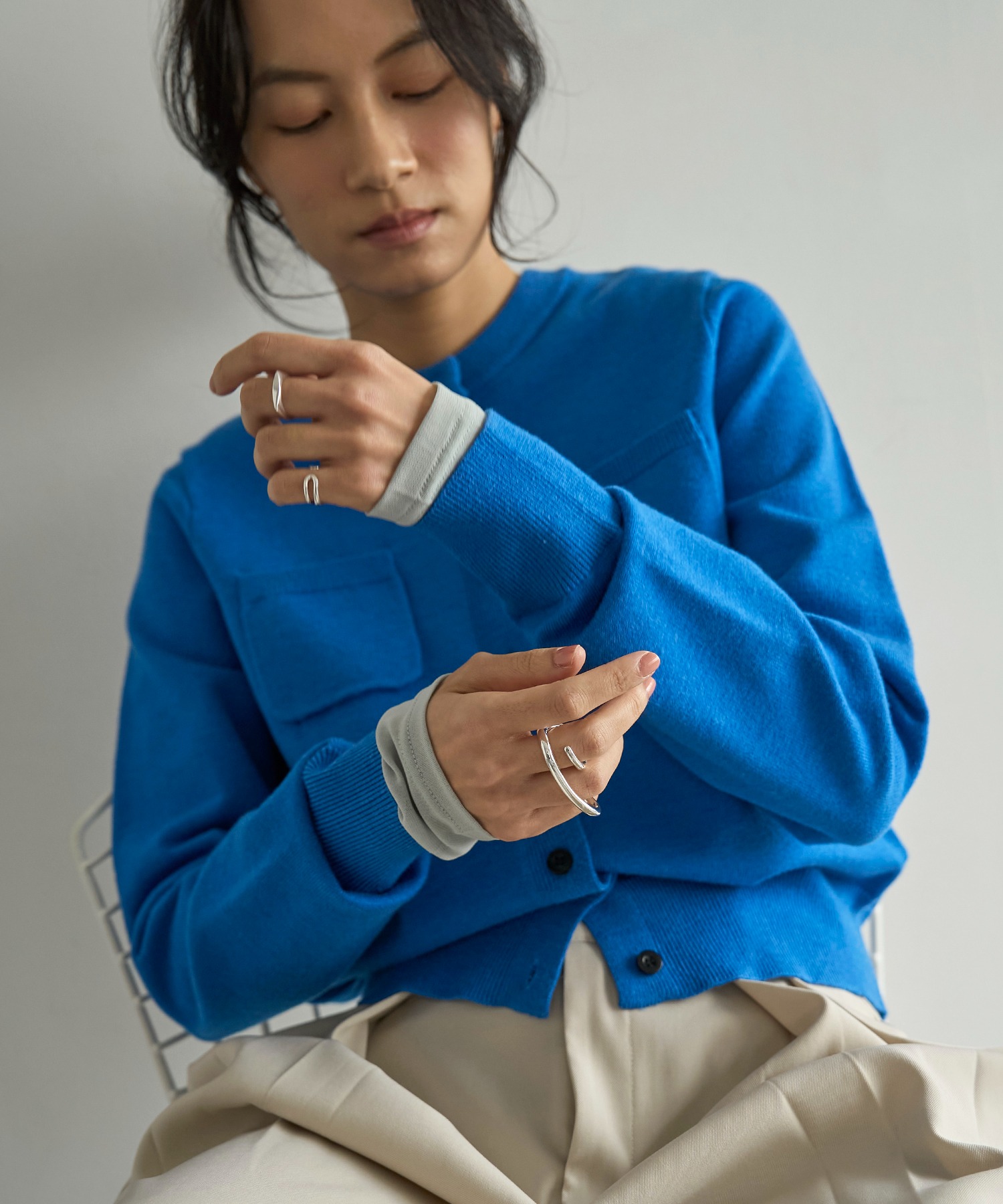 model：H165　着用サイズ：F