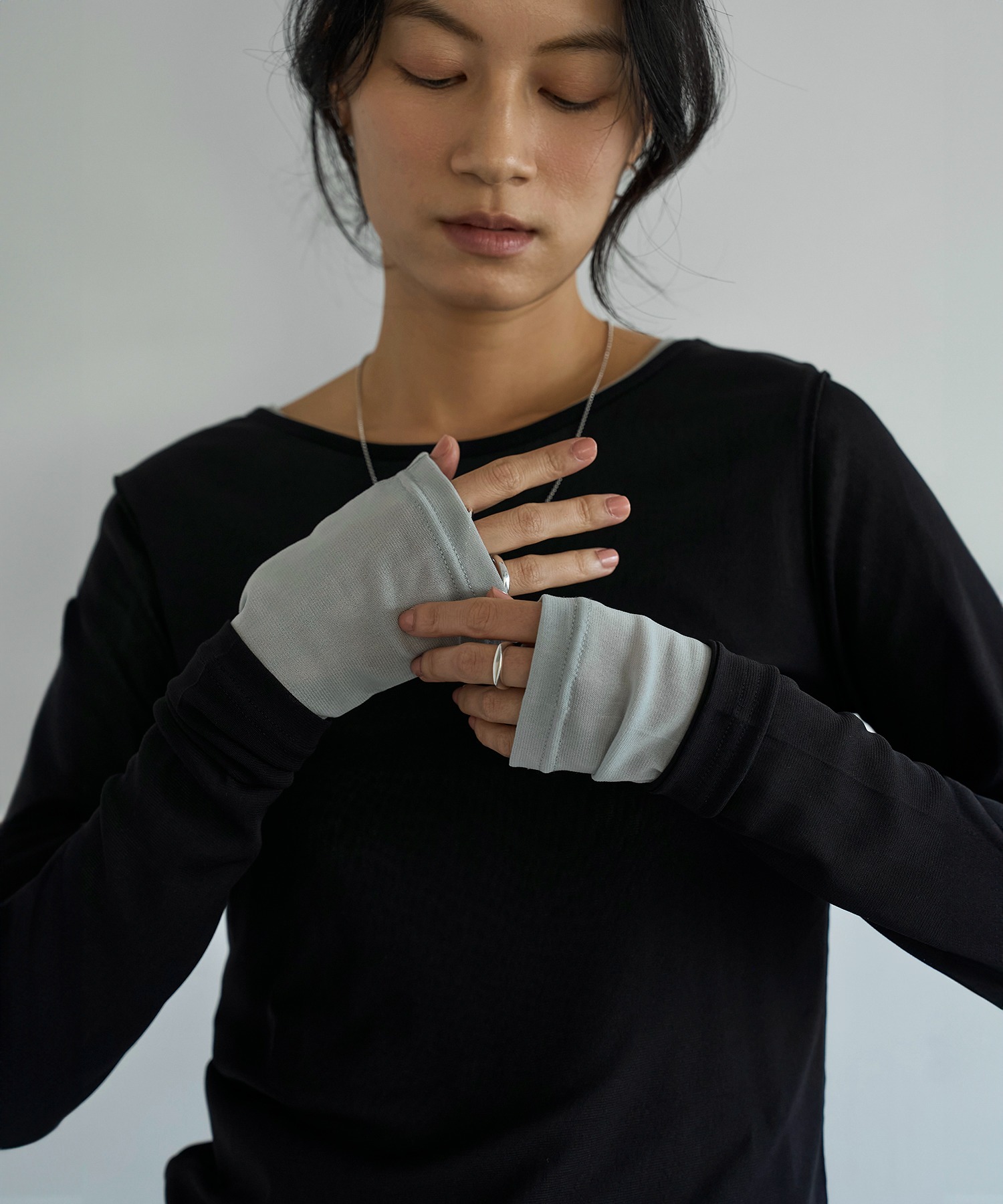 model：H165　着用サイズ：F