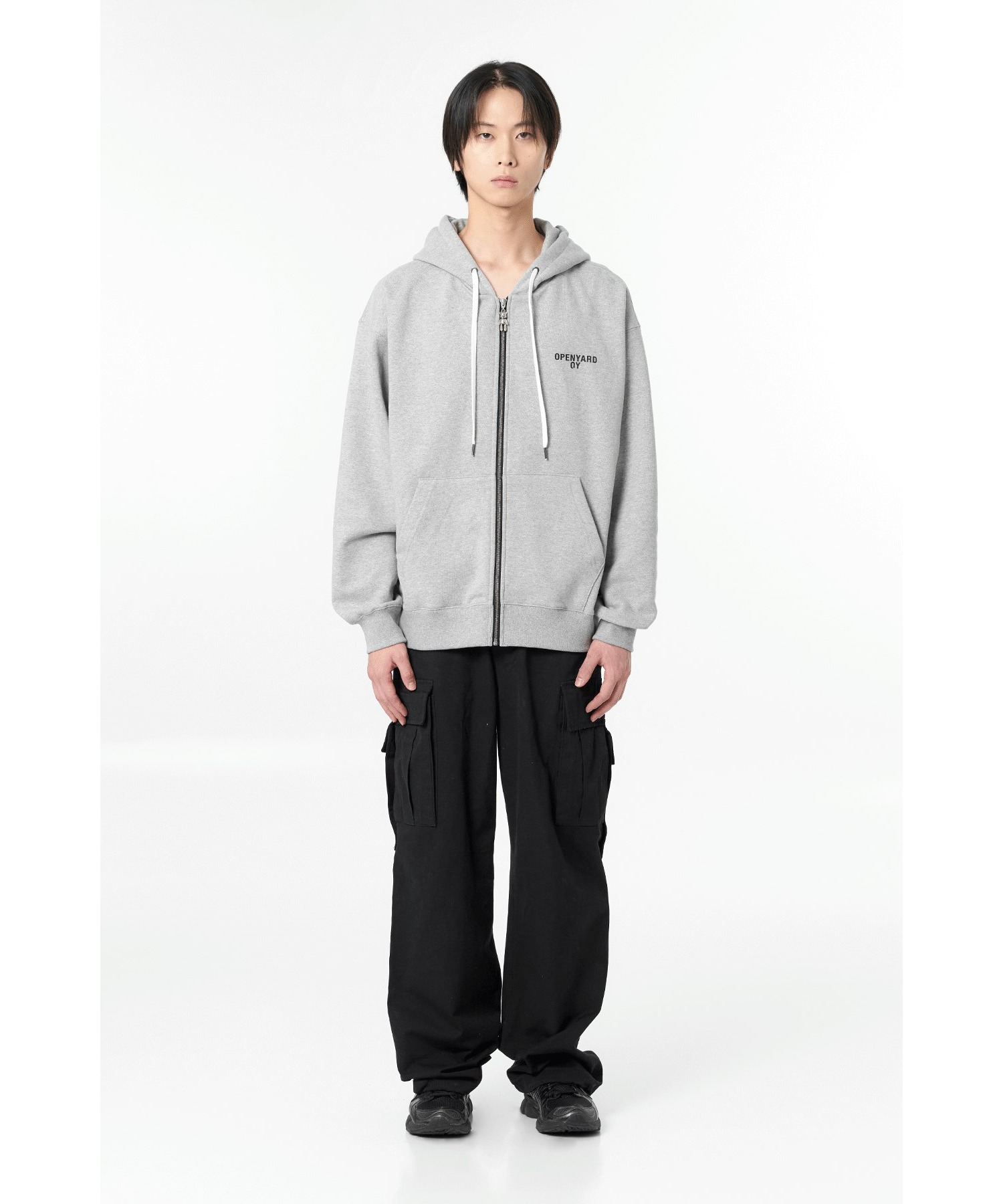 OY/オーワイ』I LOVE OY HOODIE ZIP UP/バックデザインジップアップ