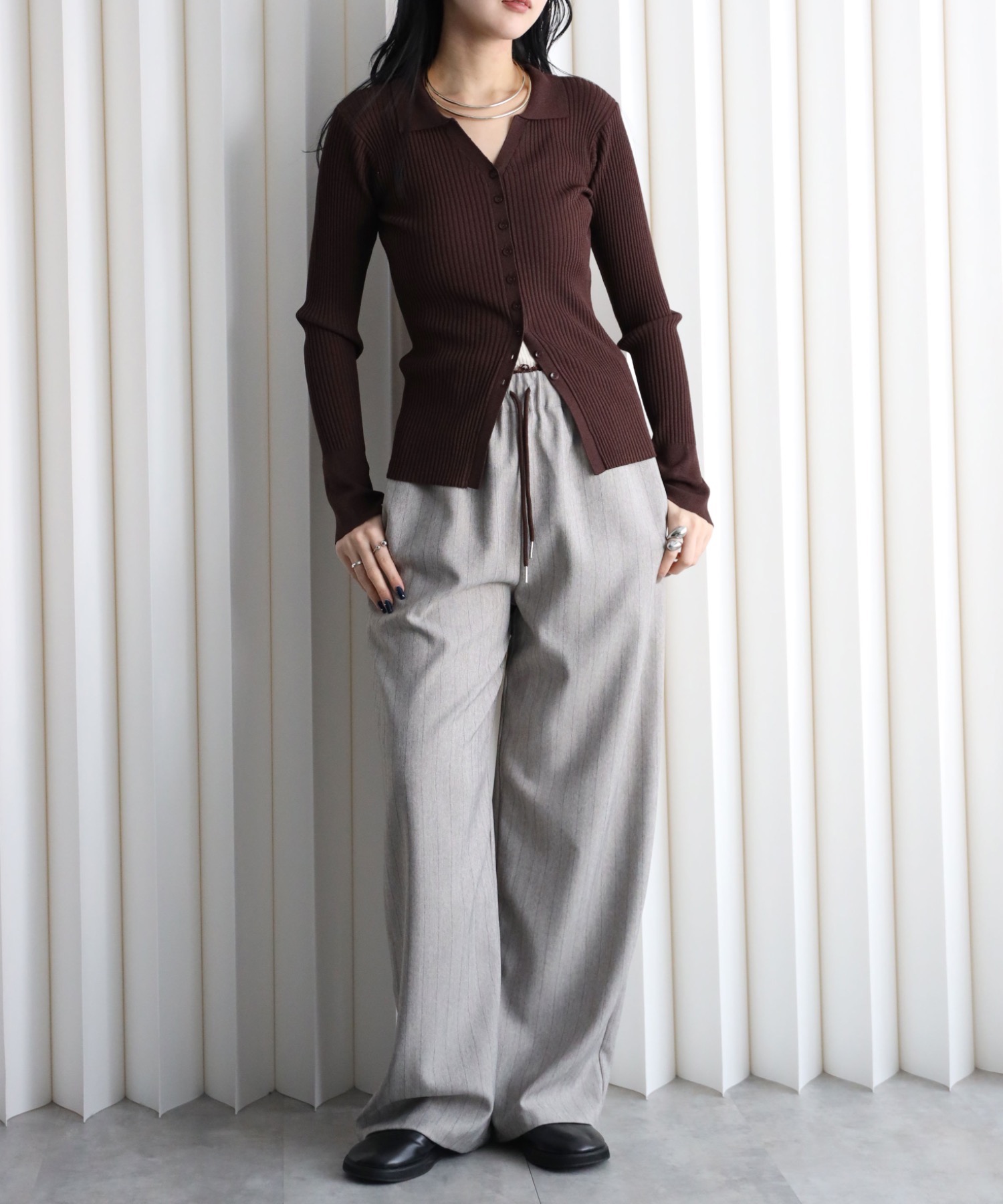 model：164cm. 着用サイズ：FREE