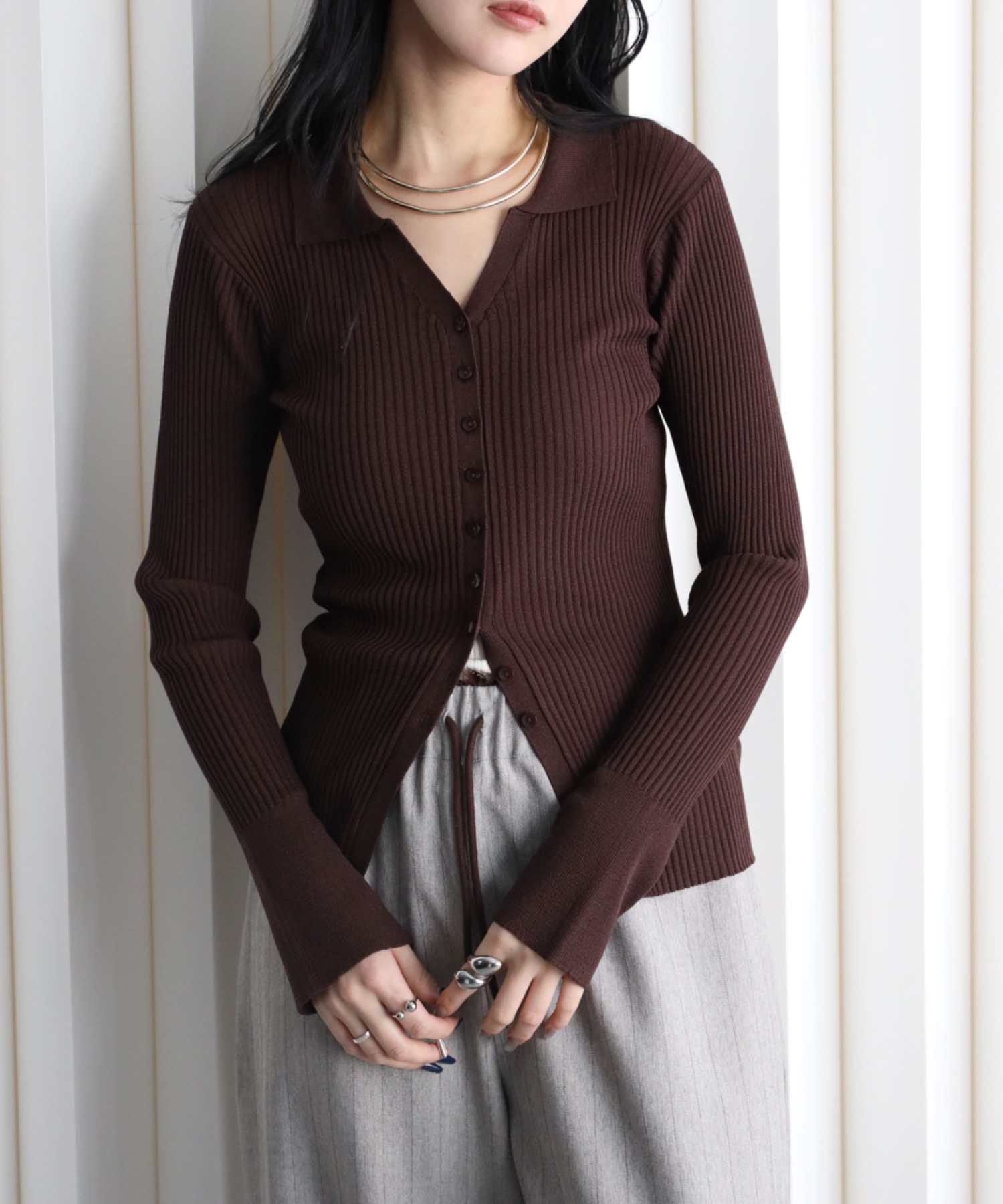 model：164cm. 着用サイズ：FREE