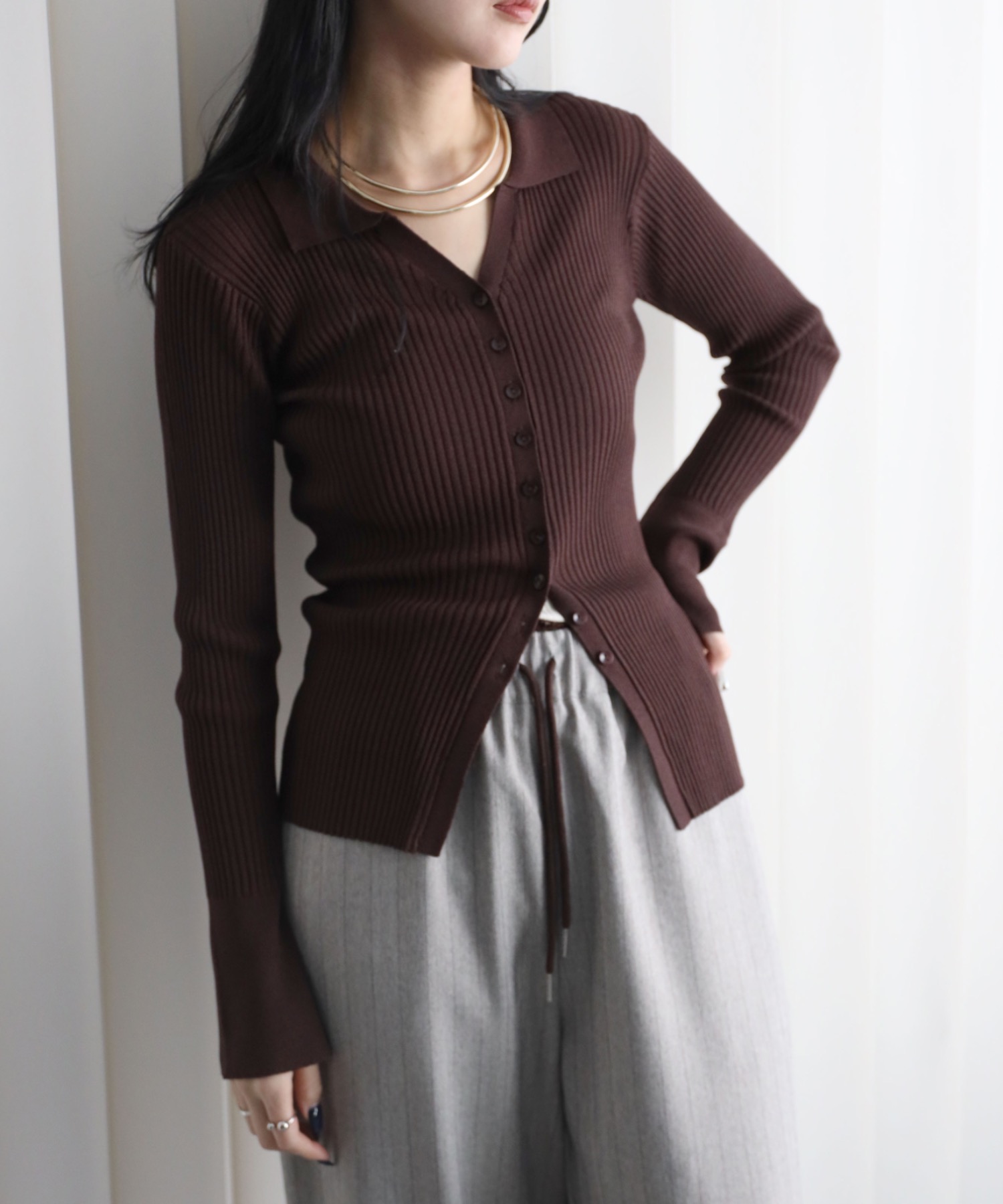 model：164cm. 着用サイズ：FREE