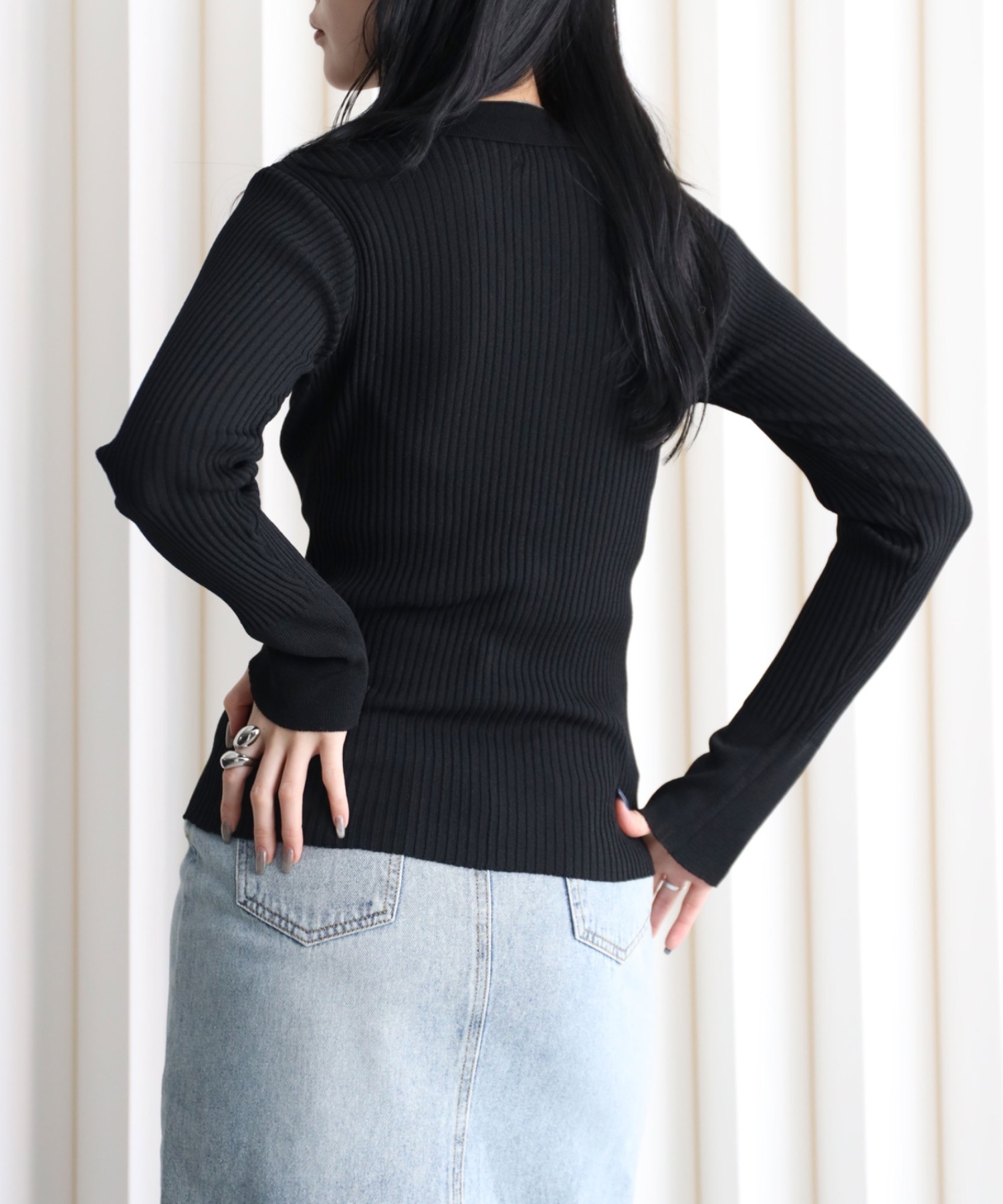 model：164cm. 着用サイズ：FREE