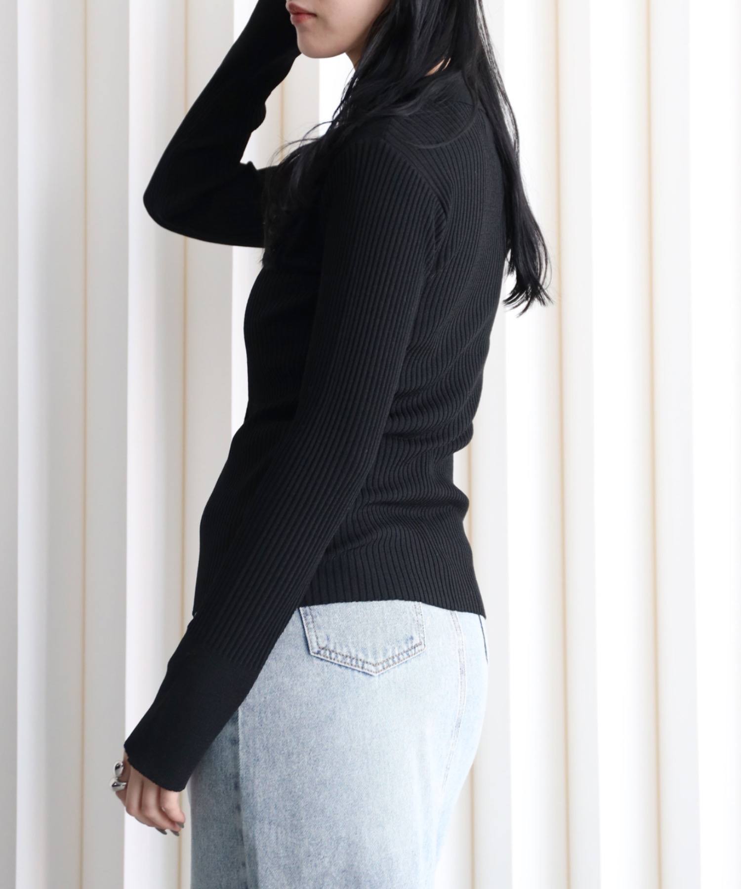model：164cm. 着用サイズ：FREE