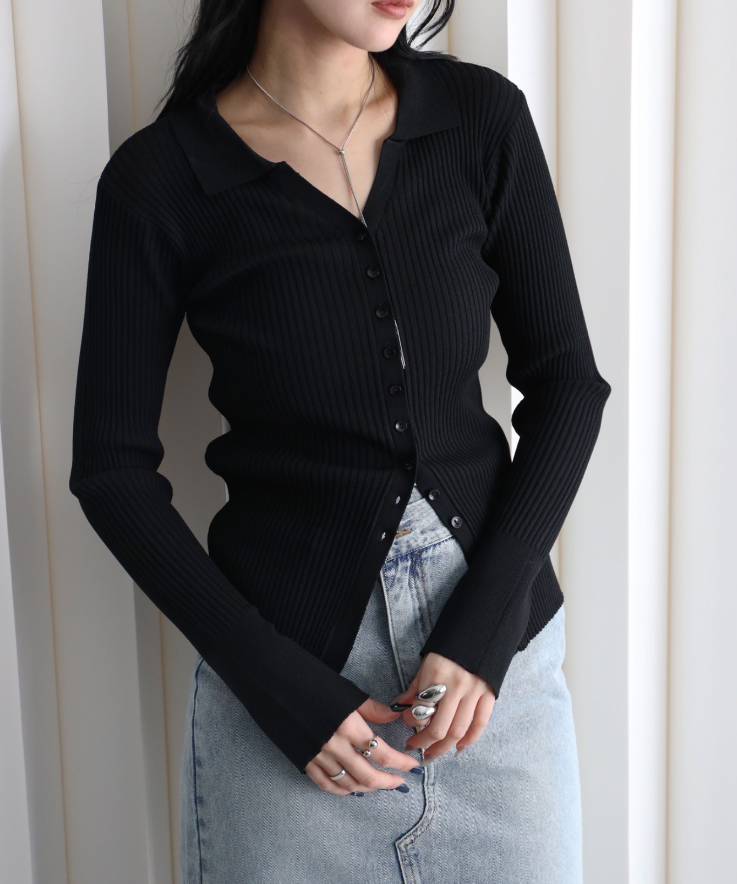 model：164cm. 着用サイズ：FREE