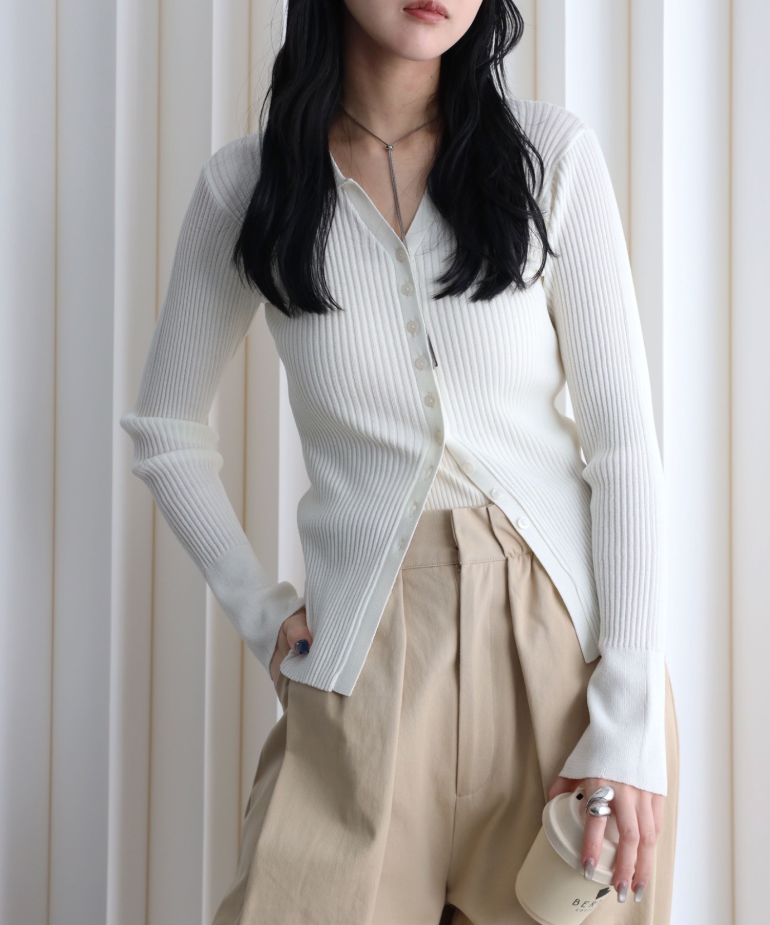 model：164cm. 着用サイズ：FREE