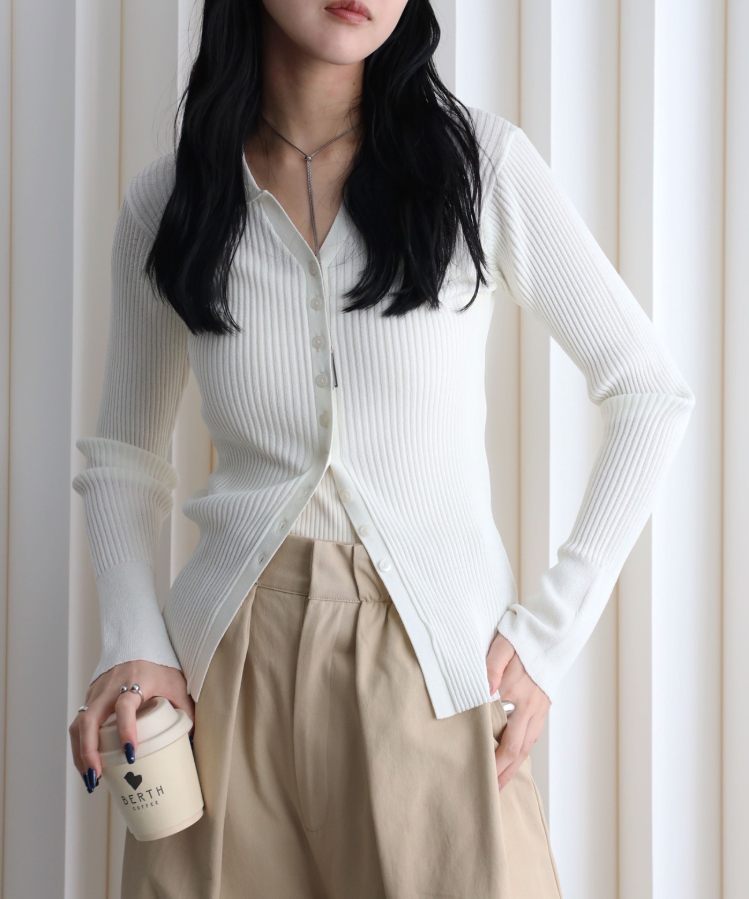 model：164cm. 着用サイズ：FREE