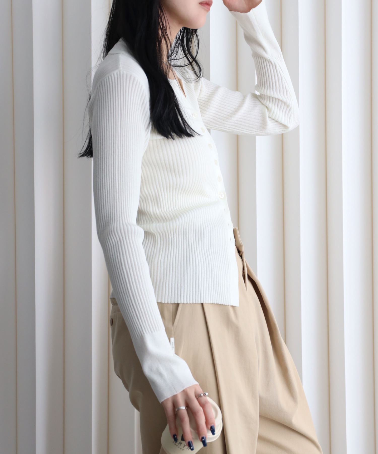 model：164cm. 着用サイズ：FREE
