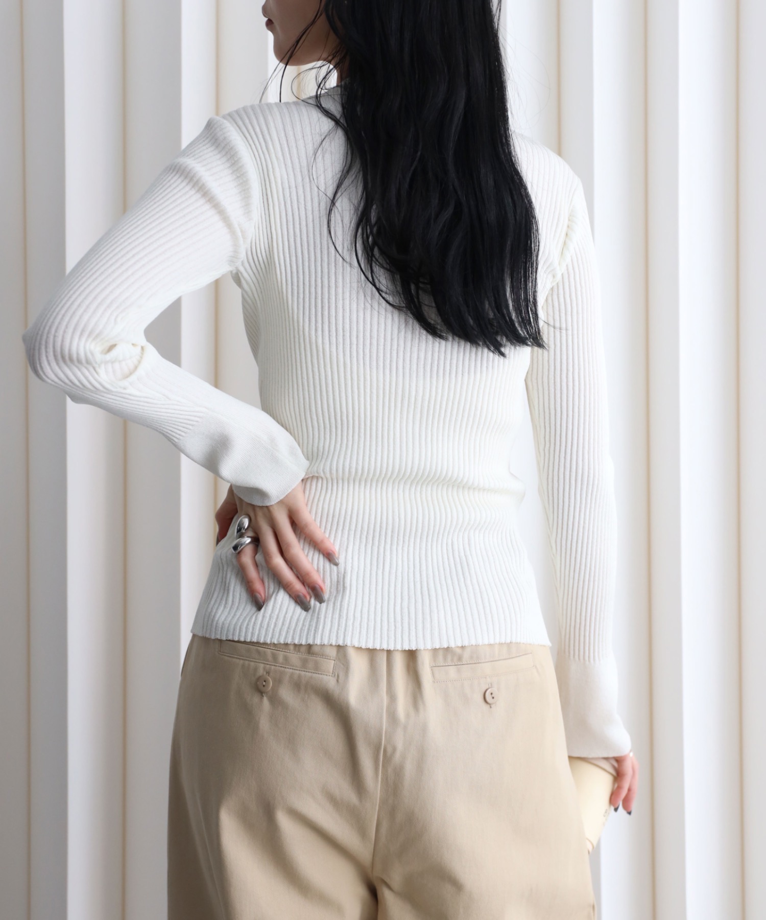 model：164cm. 着用サイズ：FREE