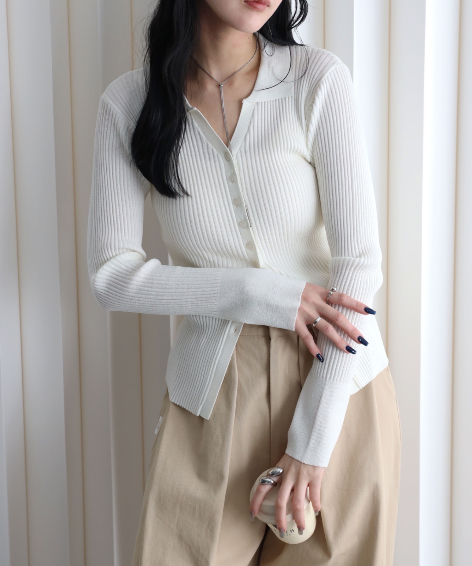 model：164cm. 着用サイズ：FREE