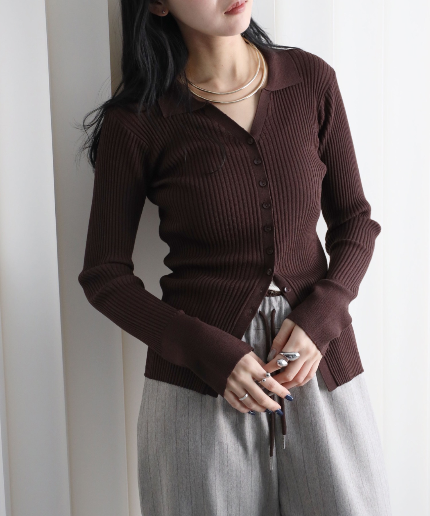 model：164cm. 着用サイズ：FREE