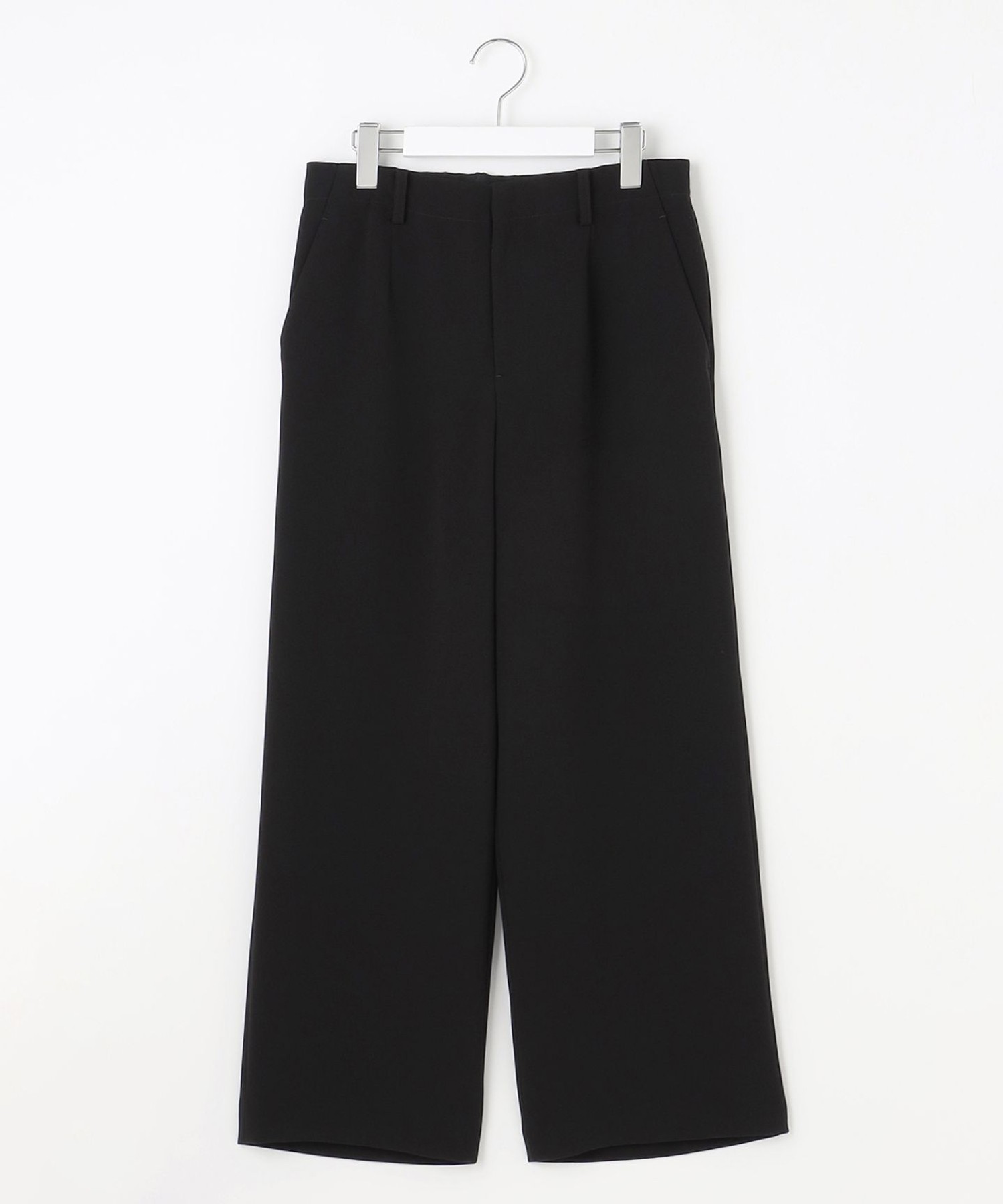 【WEB限定カラーあり・洗える】セラテリーダブルクロス セミワイド パンツ