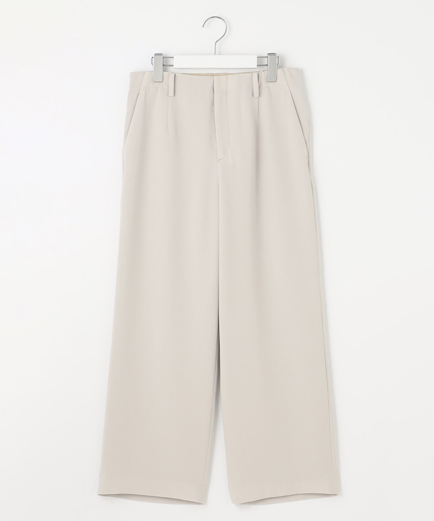 【WEB限定カラーあり・洗える】セラテリーダブルクロス セミワイド パンツ